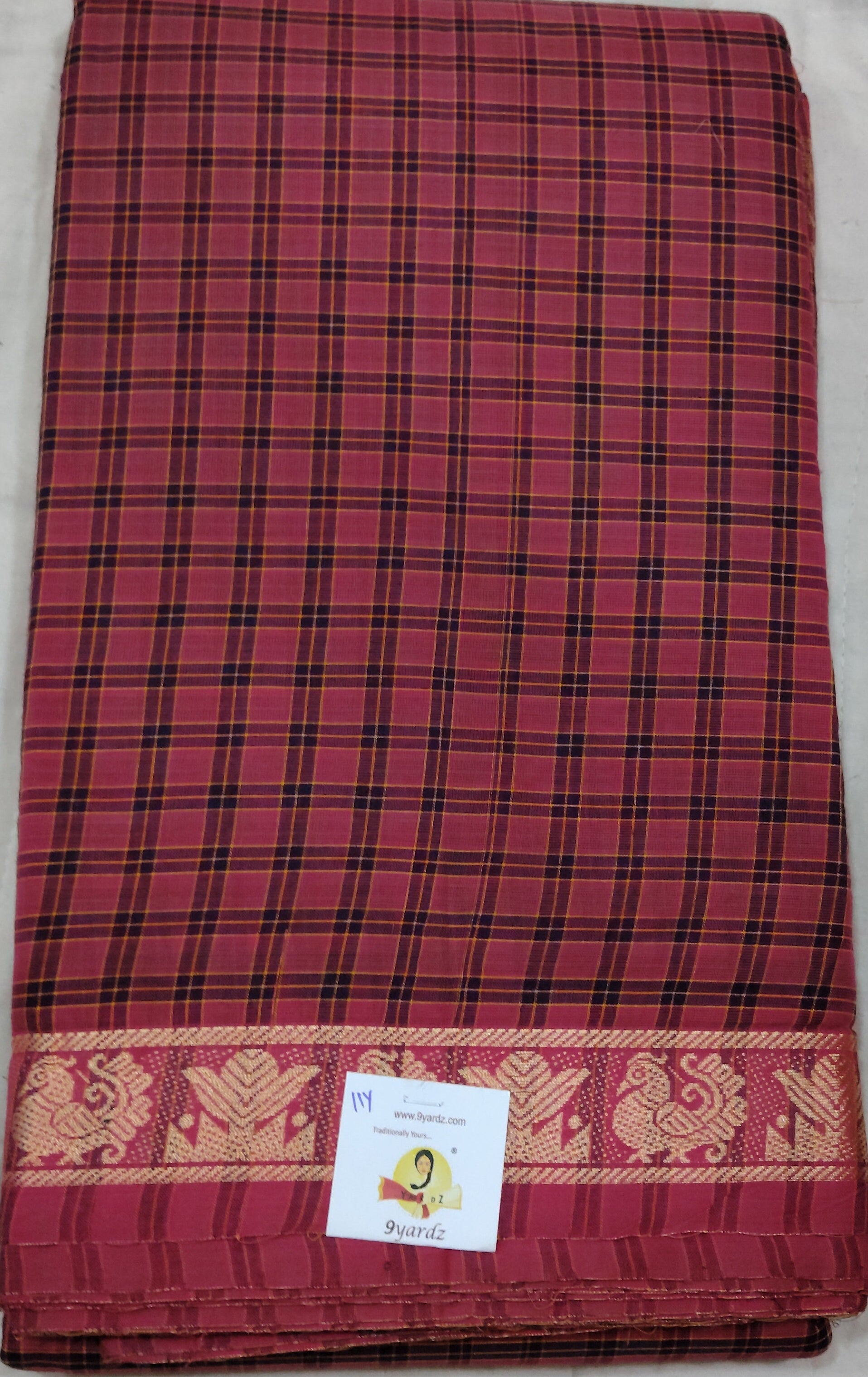 Chettinadu / Karaikudi cotton 11yards madisar