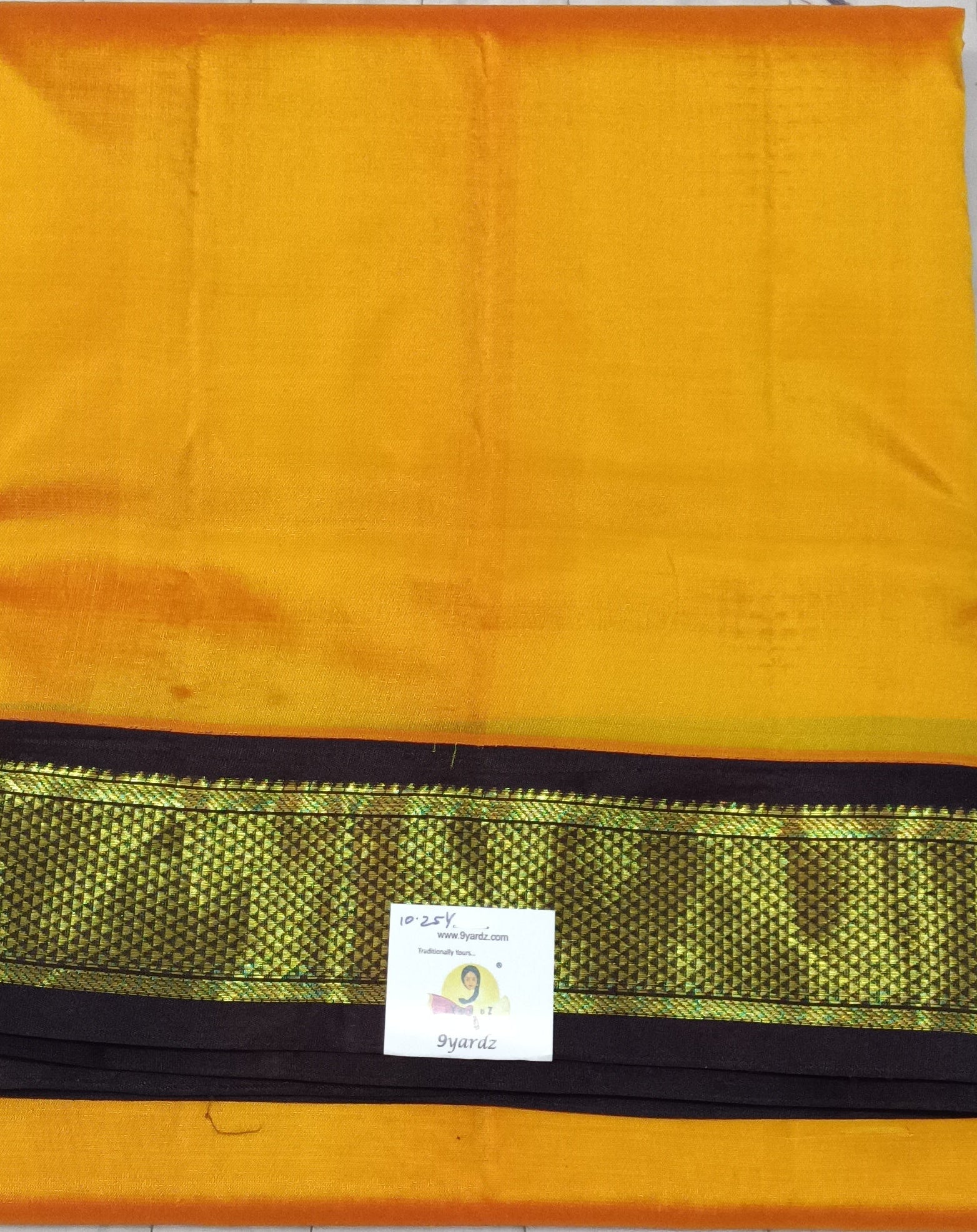 Pure silk 10.25yardz