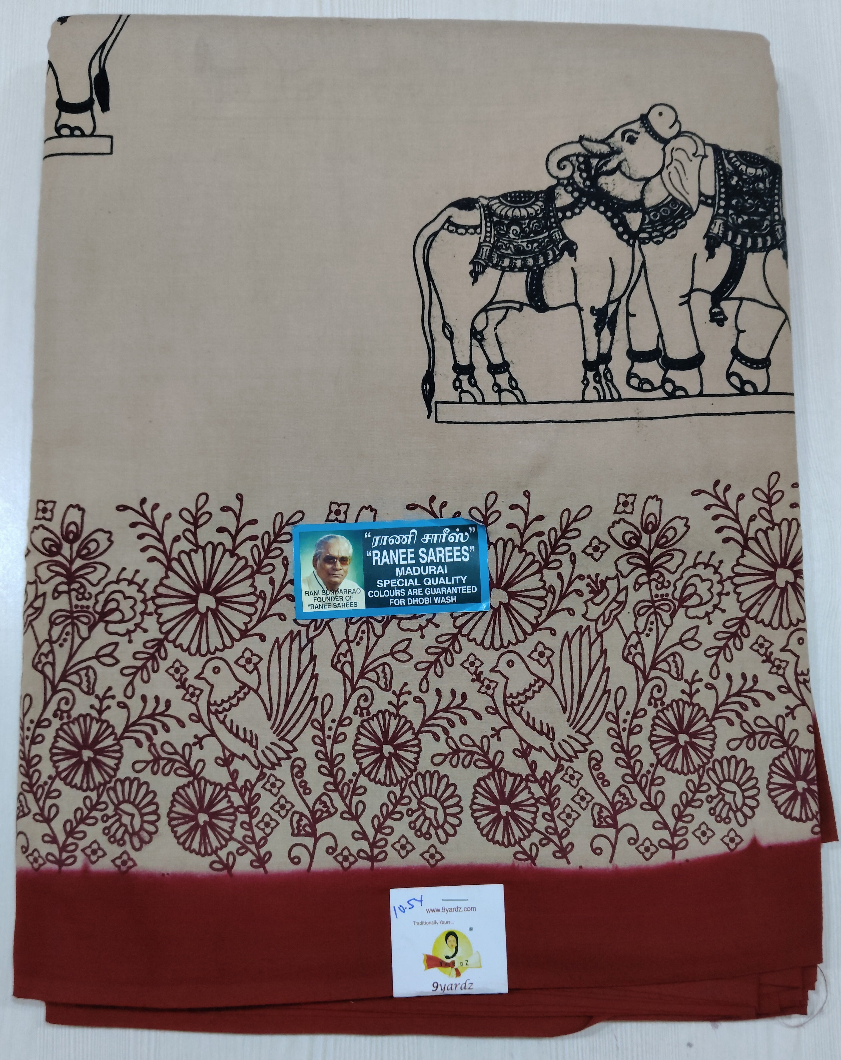 Ranee voyal saree 10.5yardz(9.5mtrs)