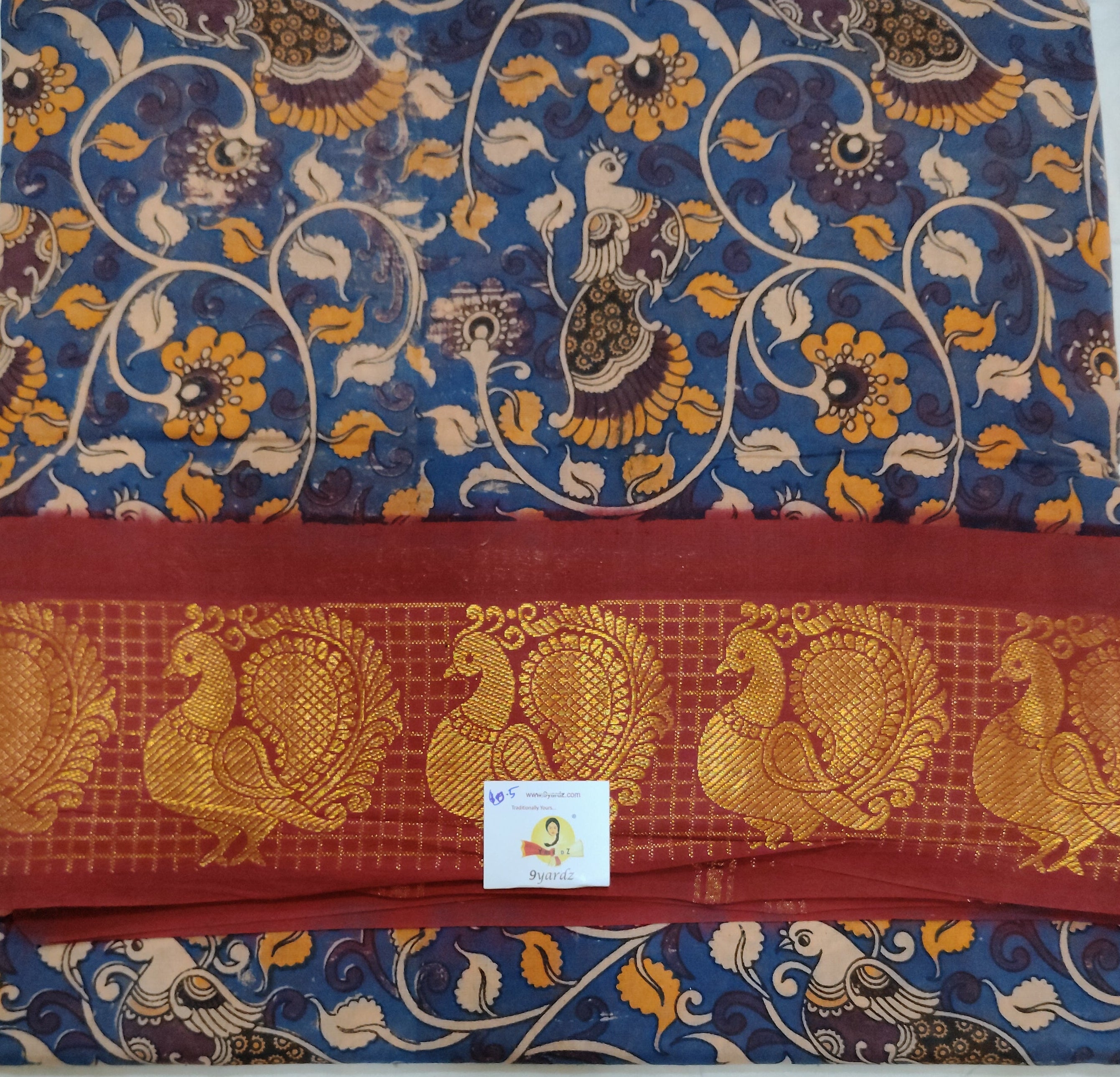 Sungudi cotton 10.5 yards madisar
