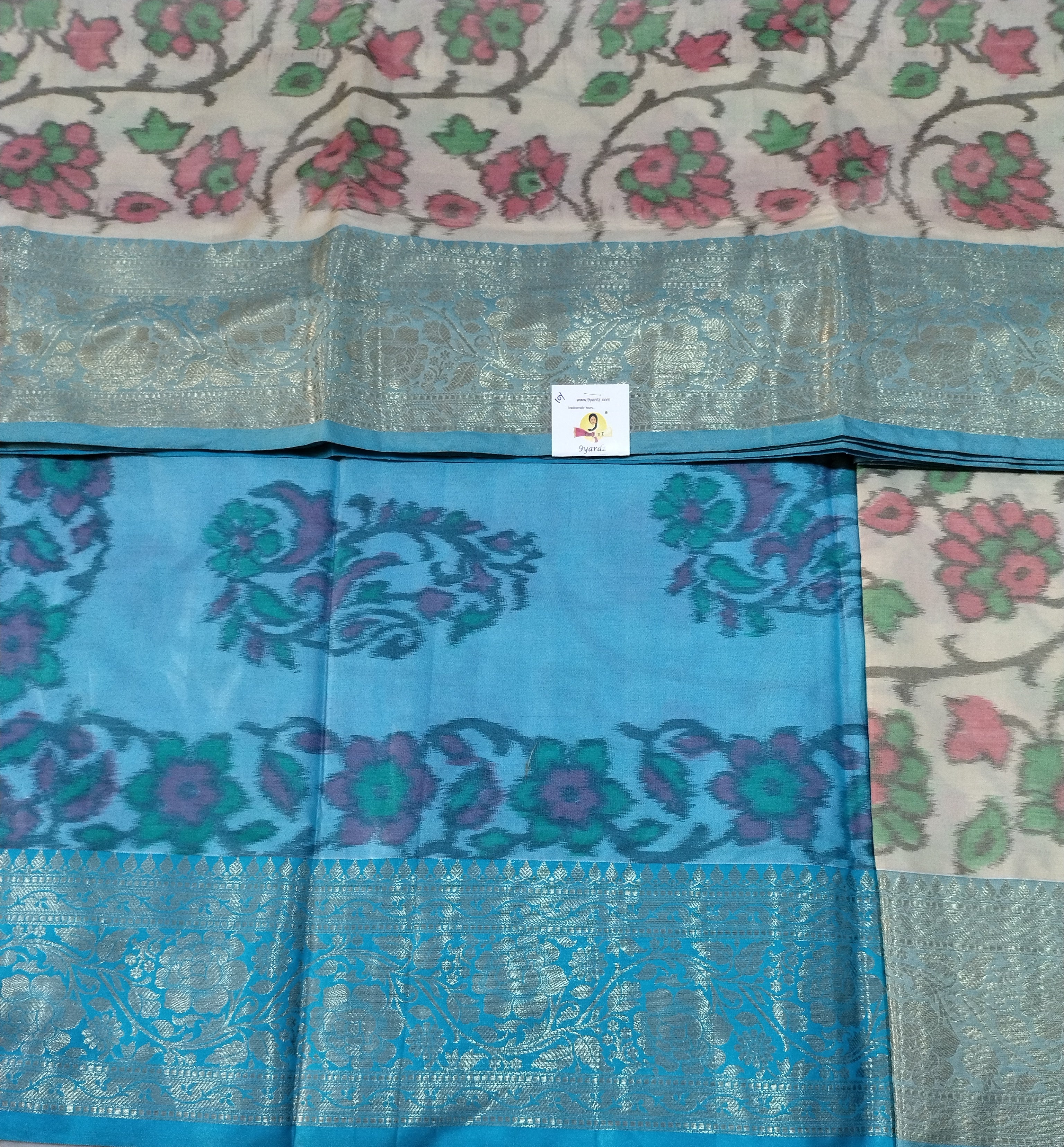 Ikkat semi silk madisar