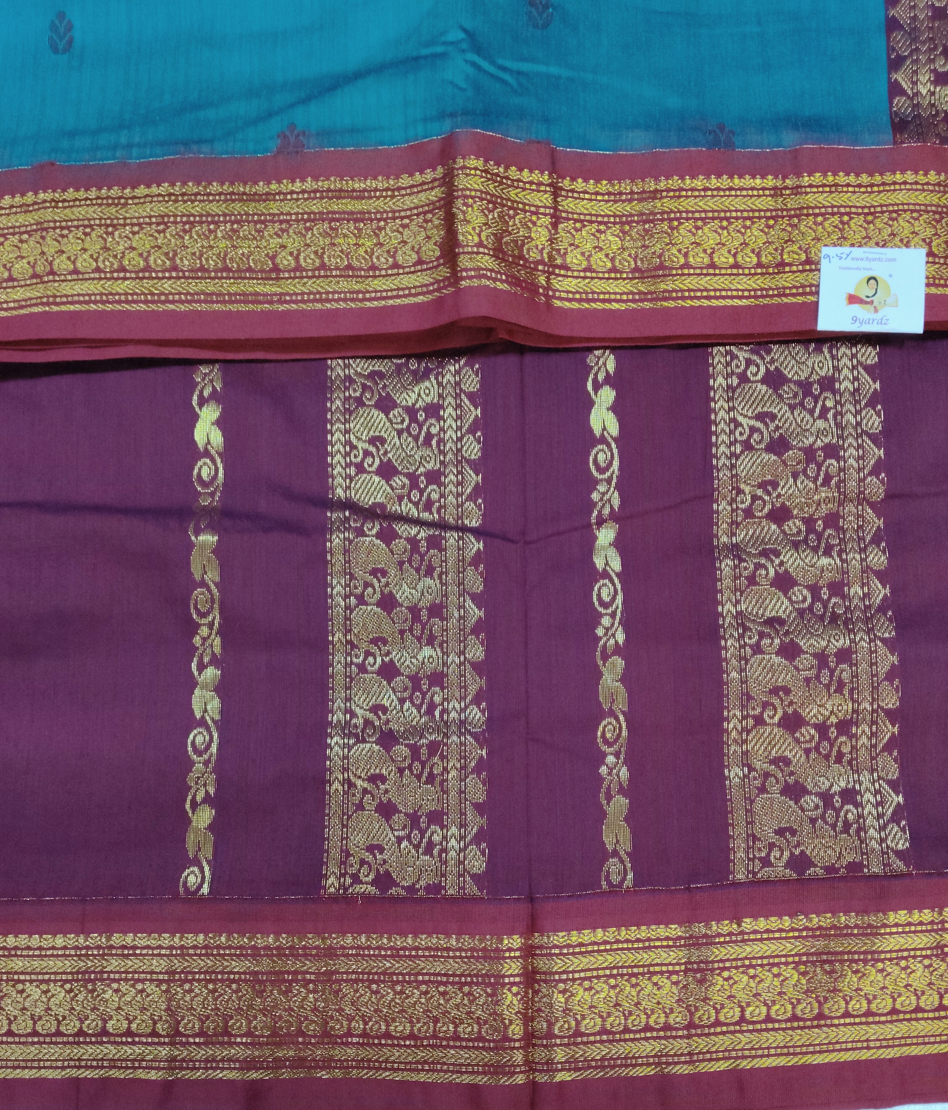 Kalyani Cotton  9.5 yardz