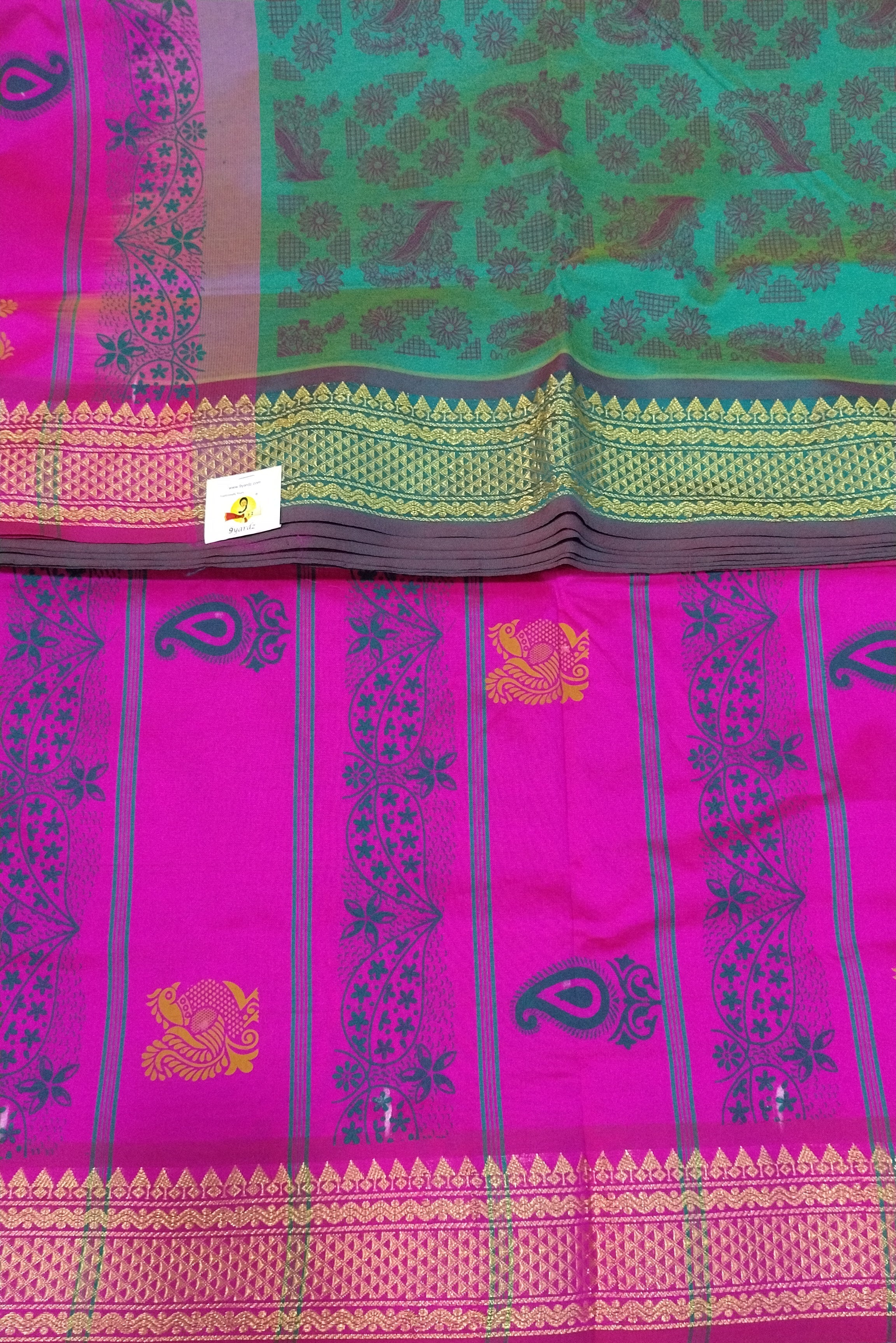 Semi silk Printed 6Yards