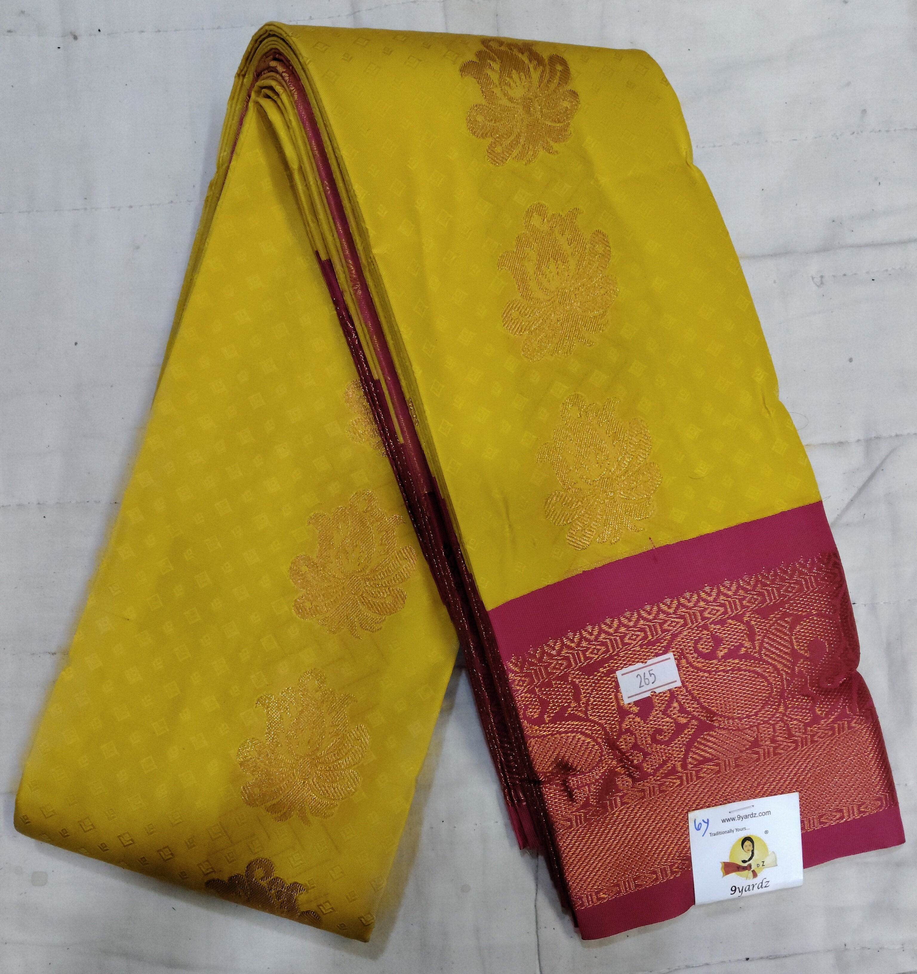 Art silk 6yardz sarees