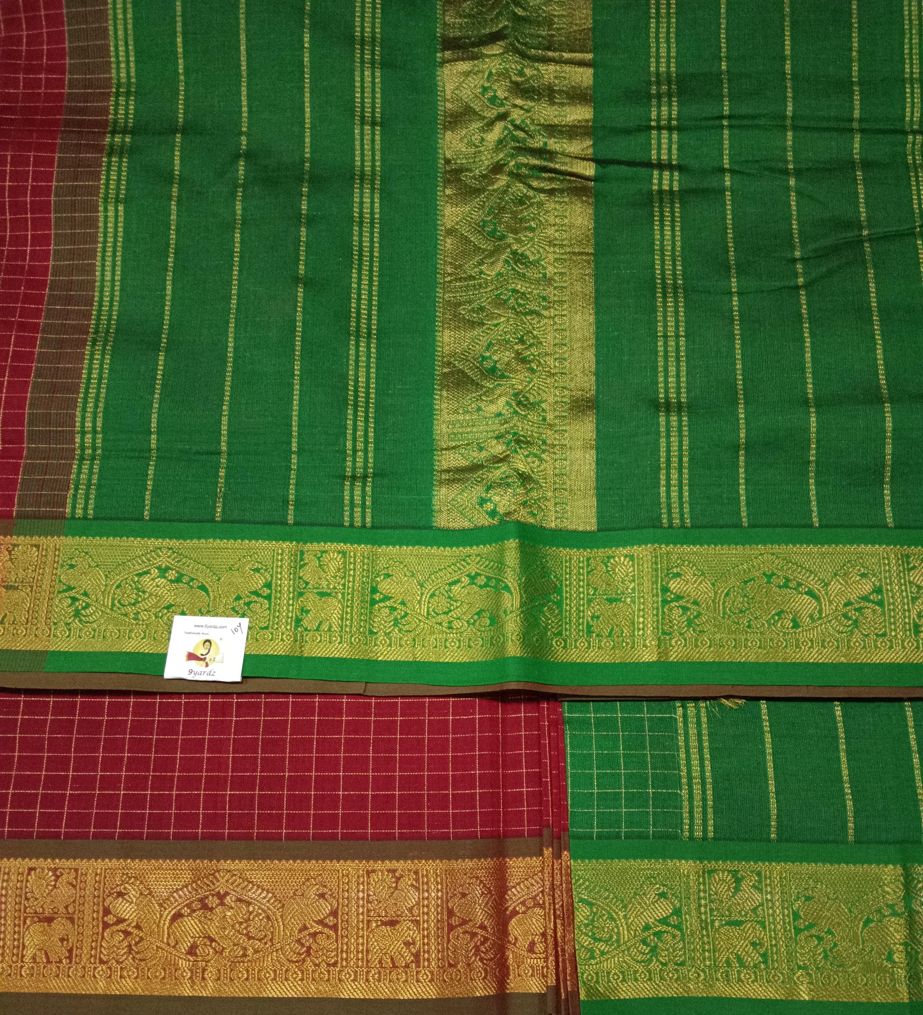 Semi Silk cotton Madisar 10yards