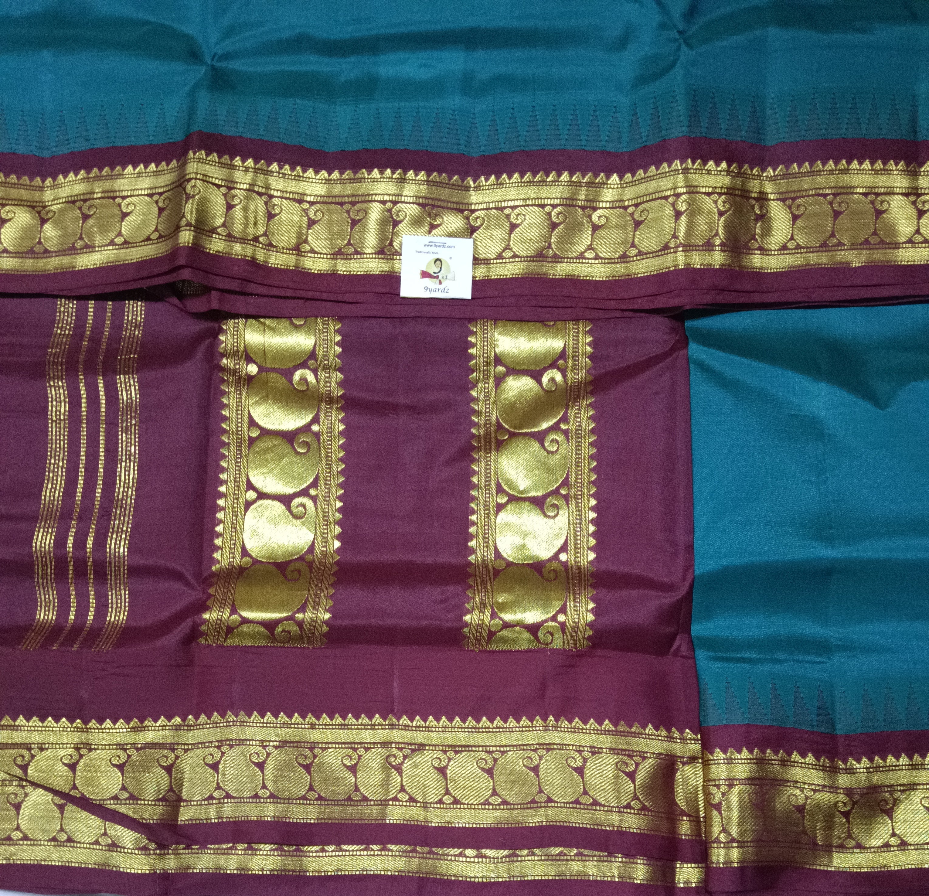 Pure silk 10.25yardz