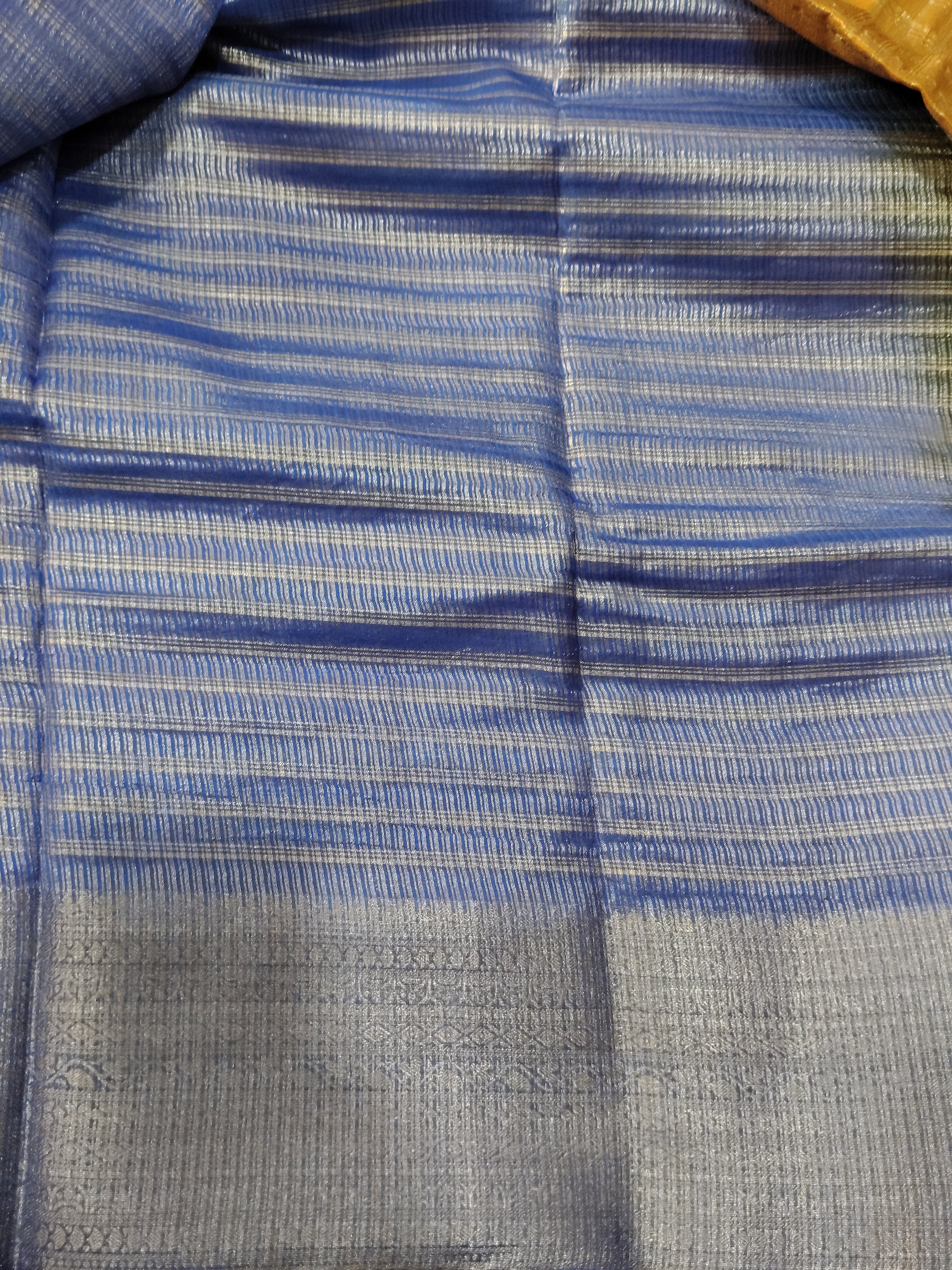 Mysore crepe silk checked (synthetic)