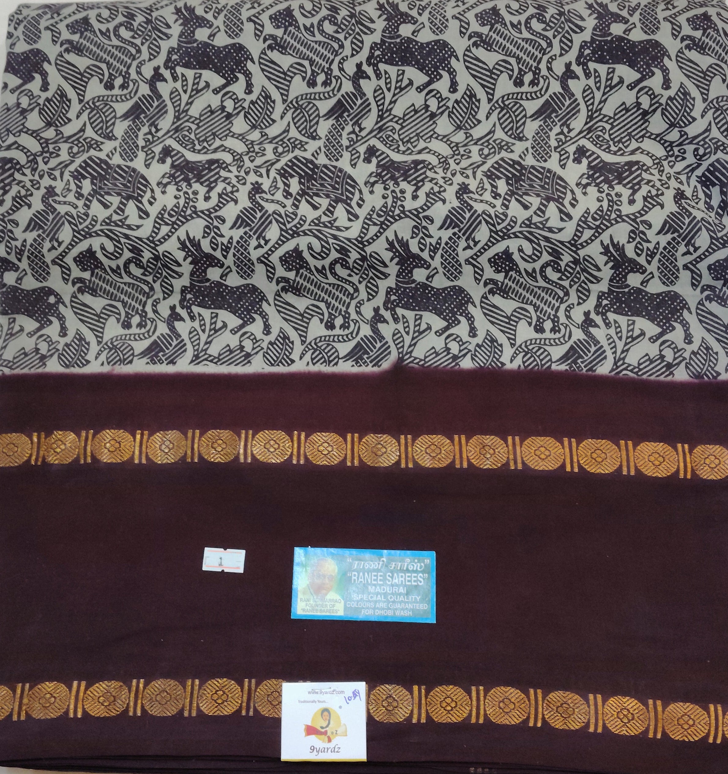 Ranee voyal saree 10.5yardz(9.5mtrs)