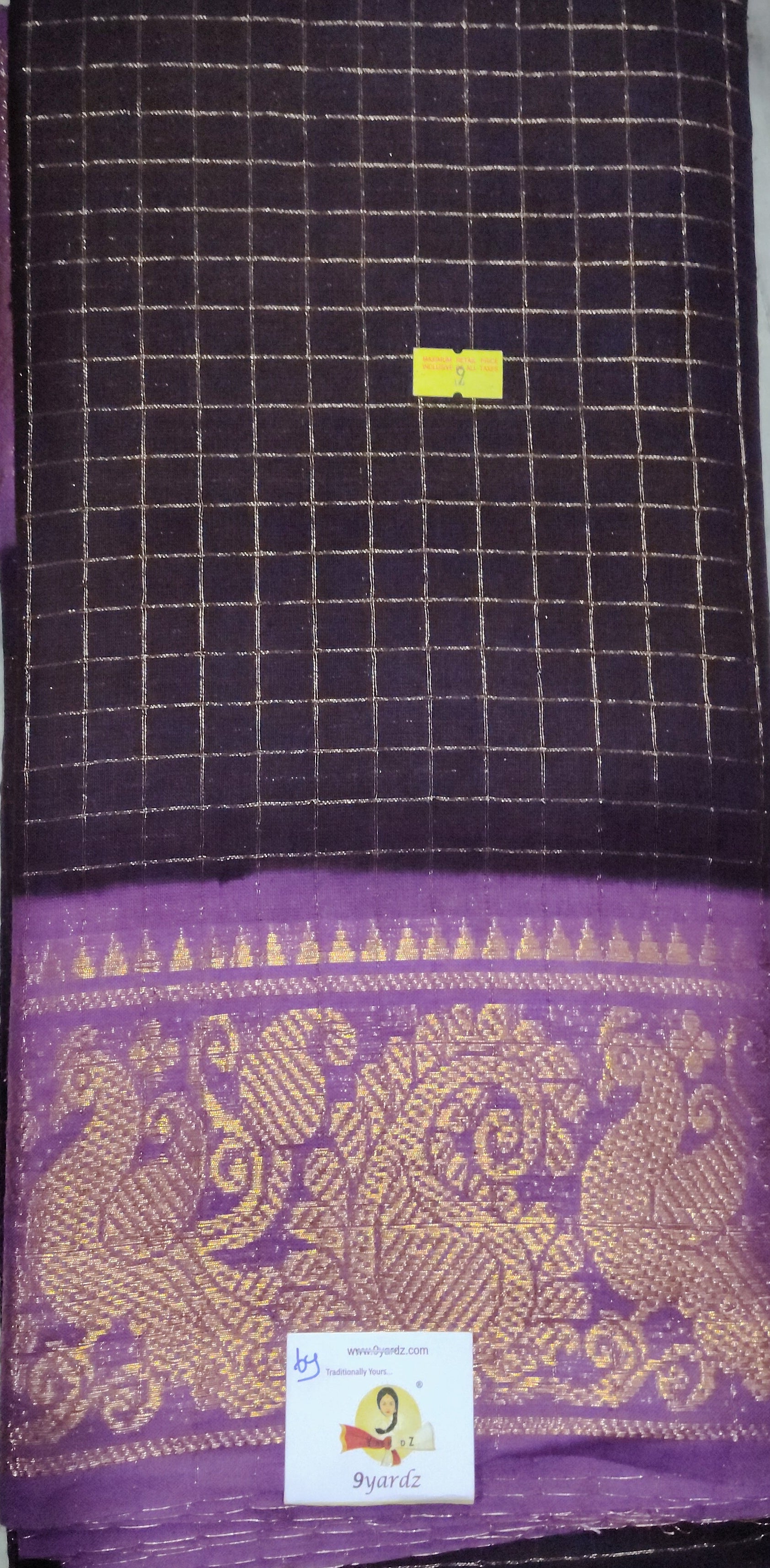 Ranee Cotton zari kattam 6yard
