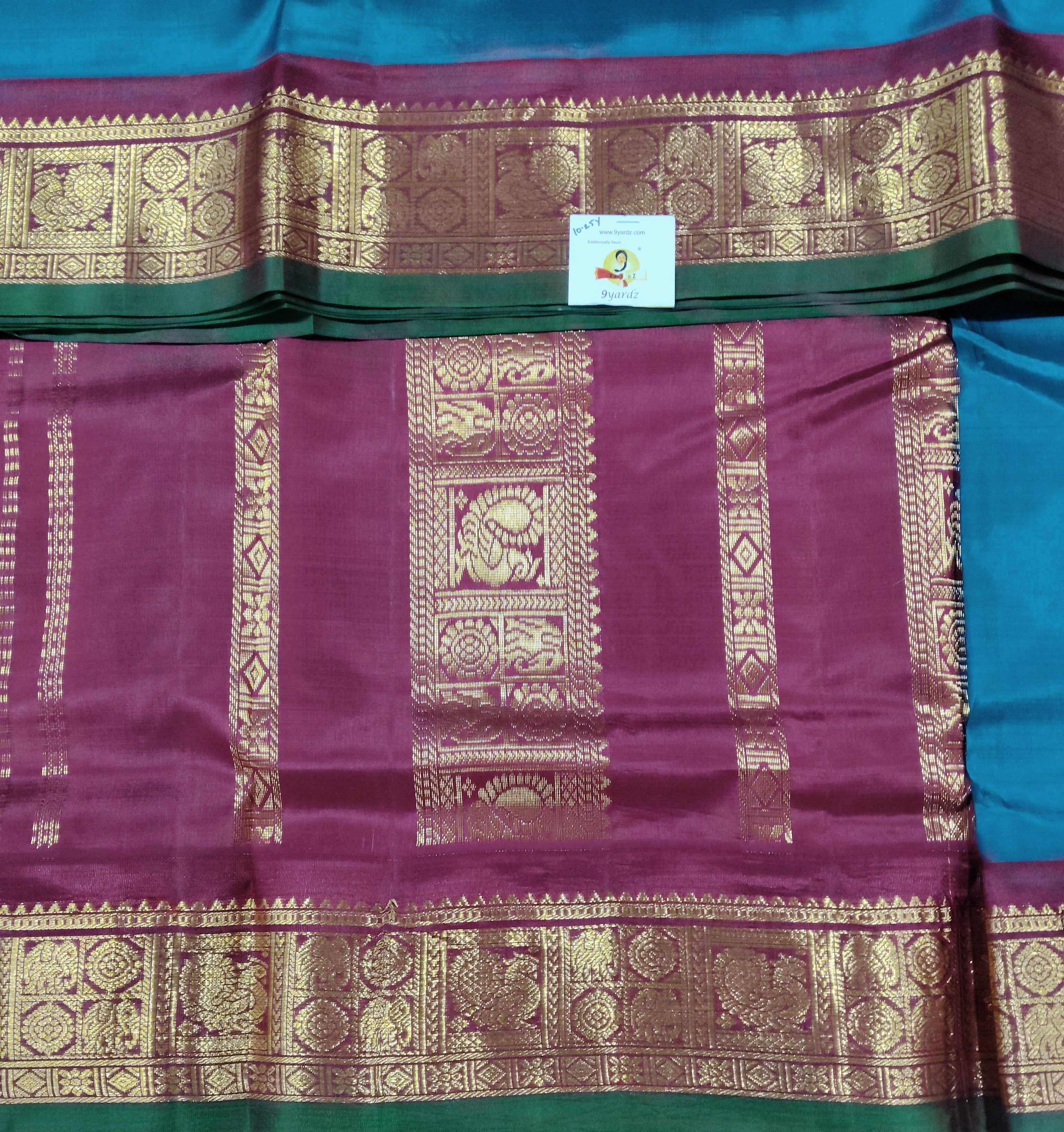 Pure silk 10.25yardz