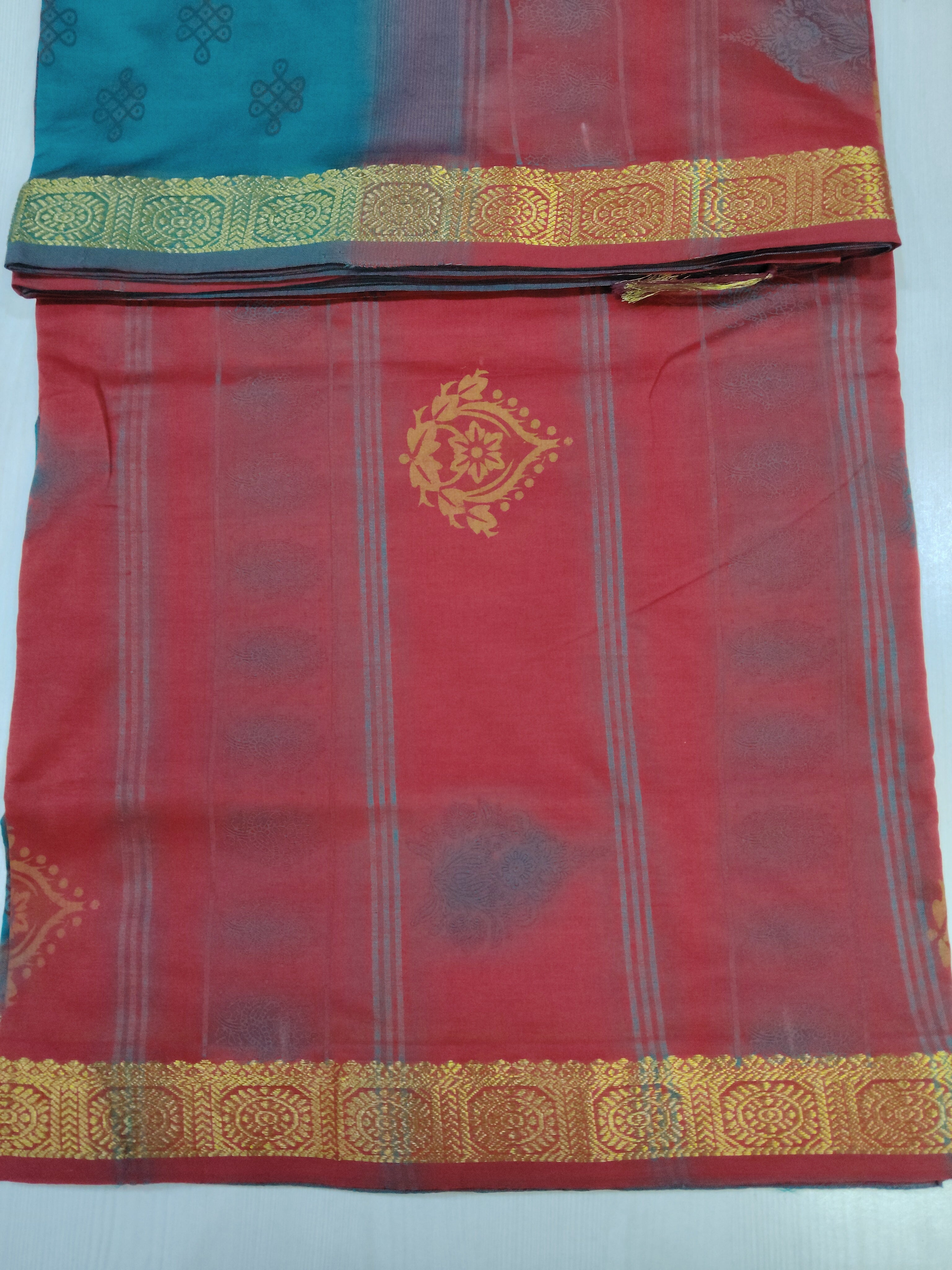 Semi Silk cotton printed Madisar