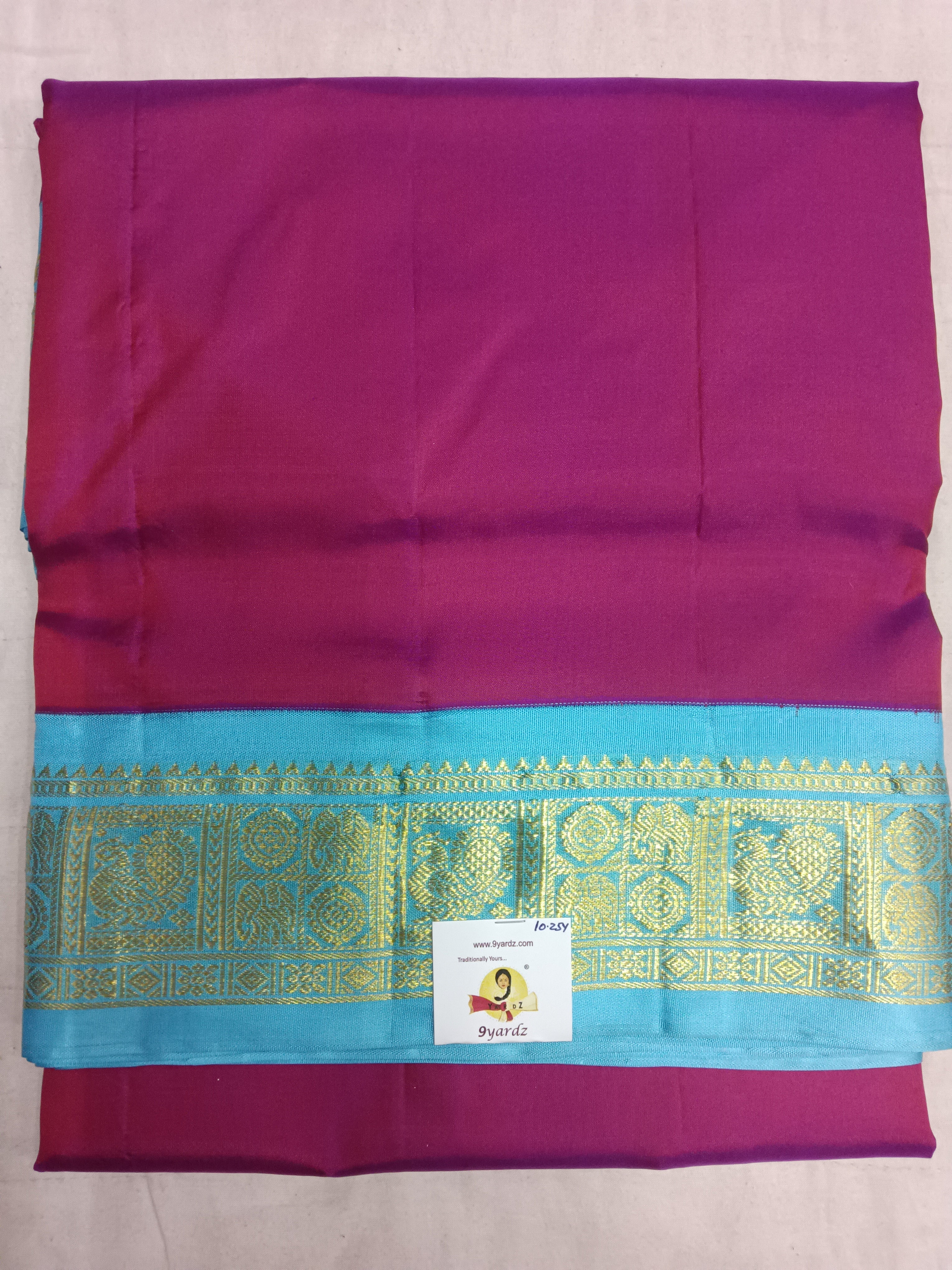 Pure silk 10.25yardz