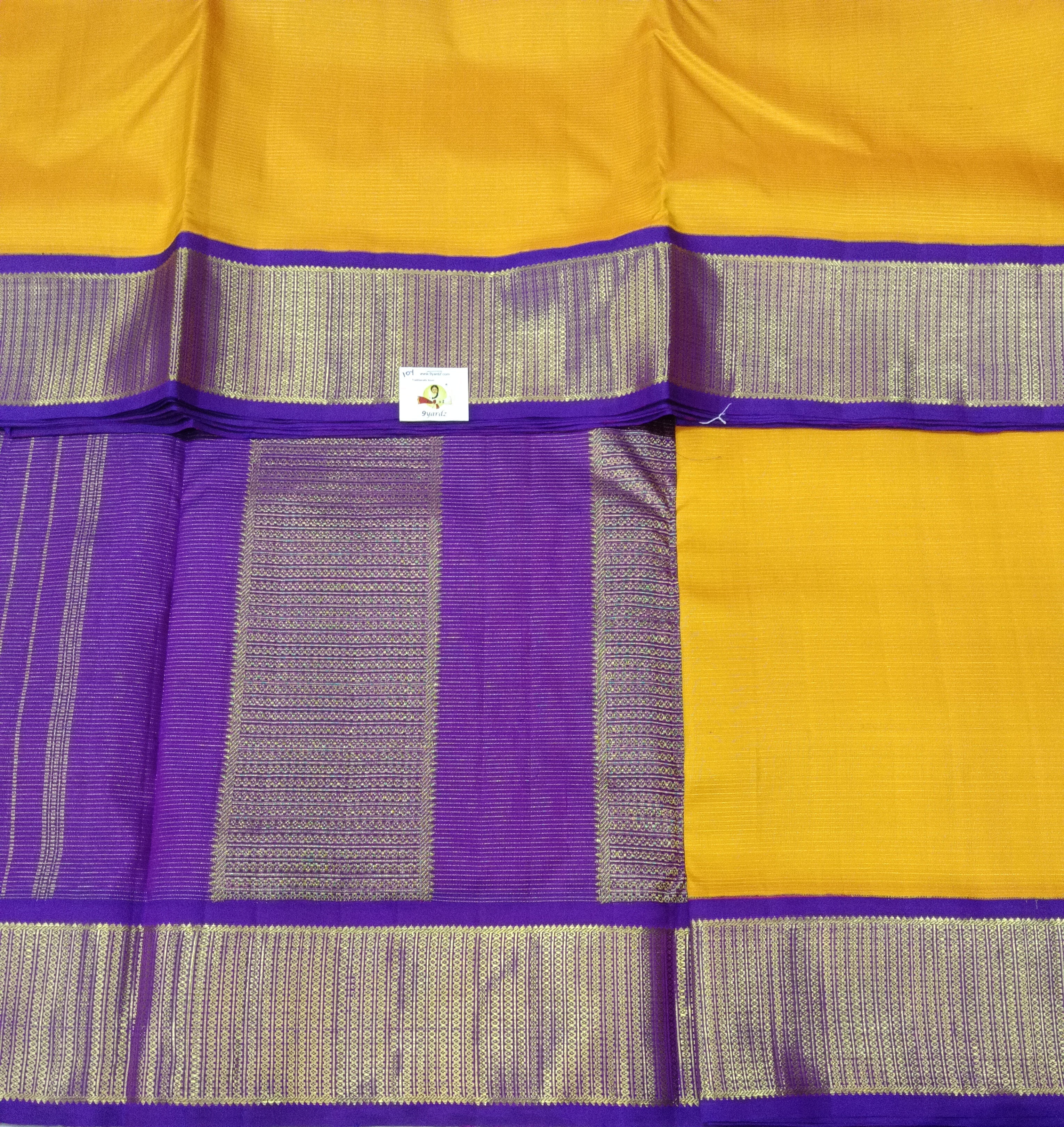 Pure Kanchipuram Silk Madisar Vairavoosi|10yards