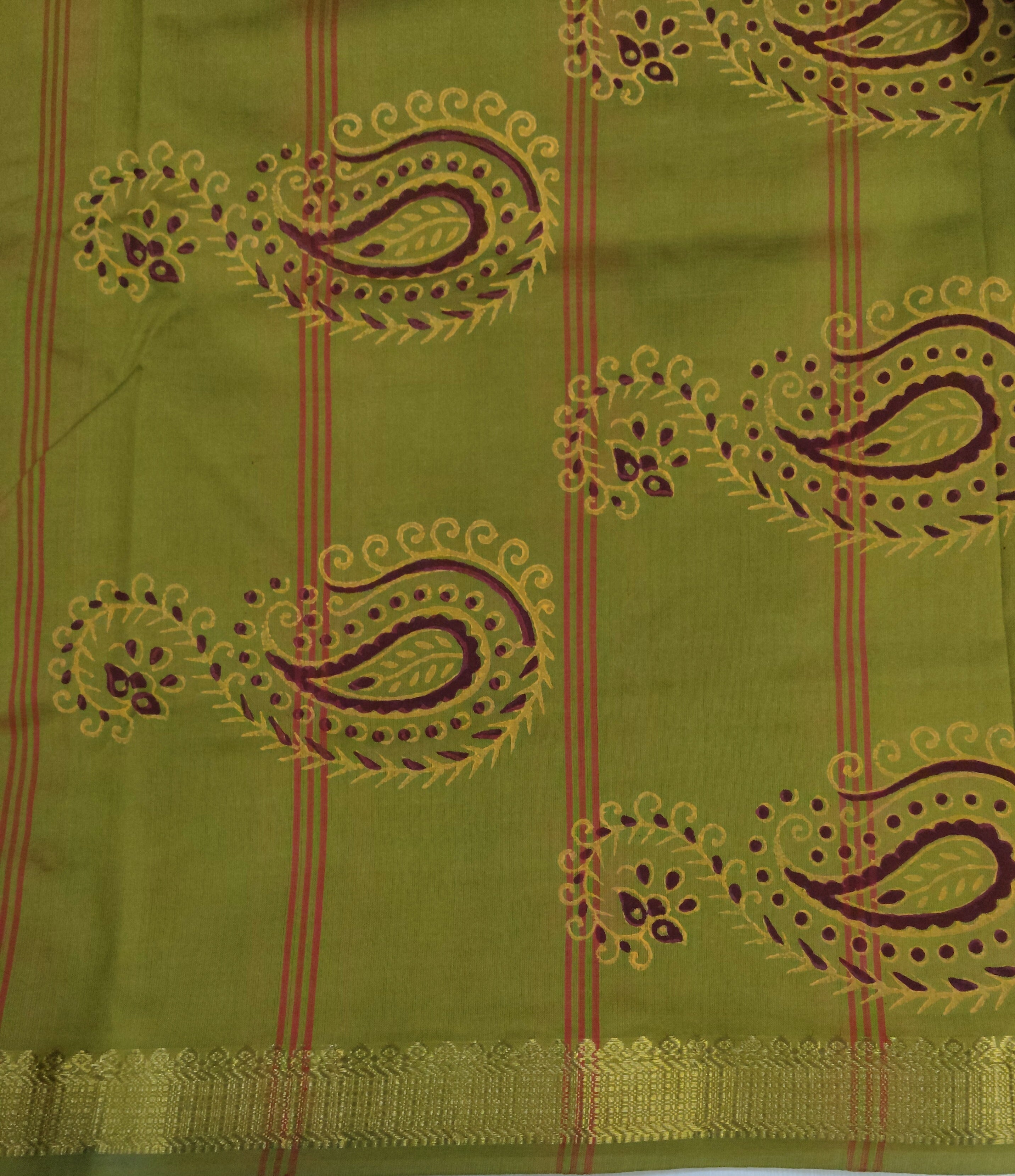 Semi Silk cotton printed Madisar