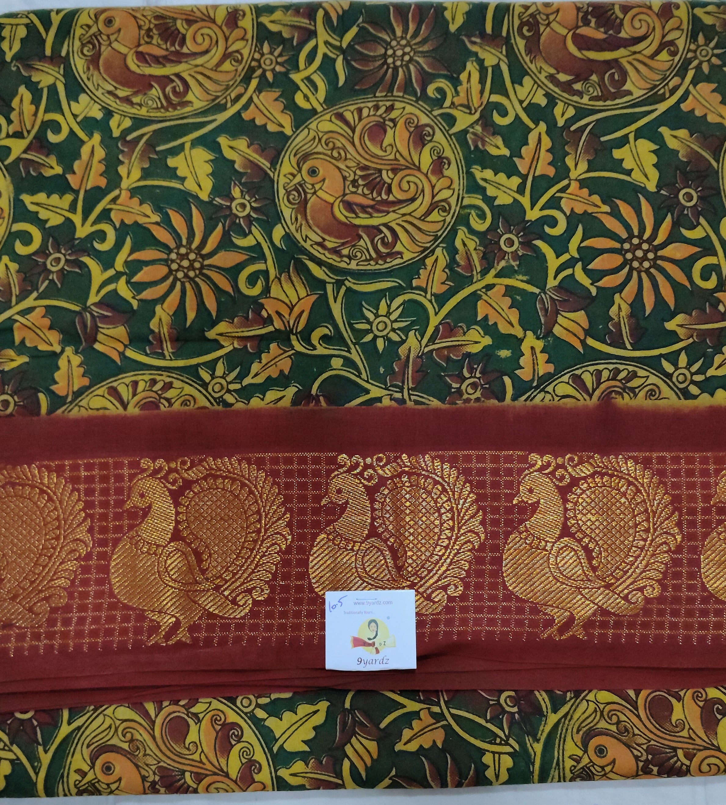 Sungudi cotton 10.5 yards madisar