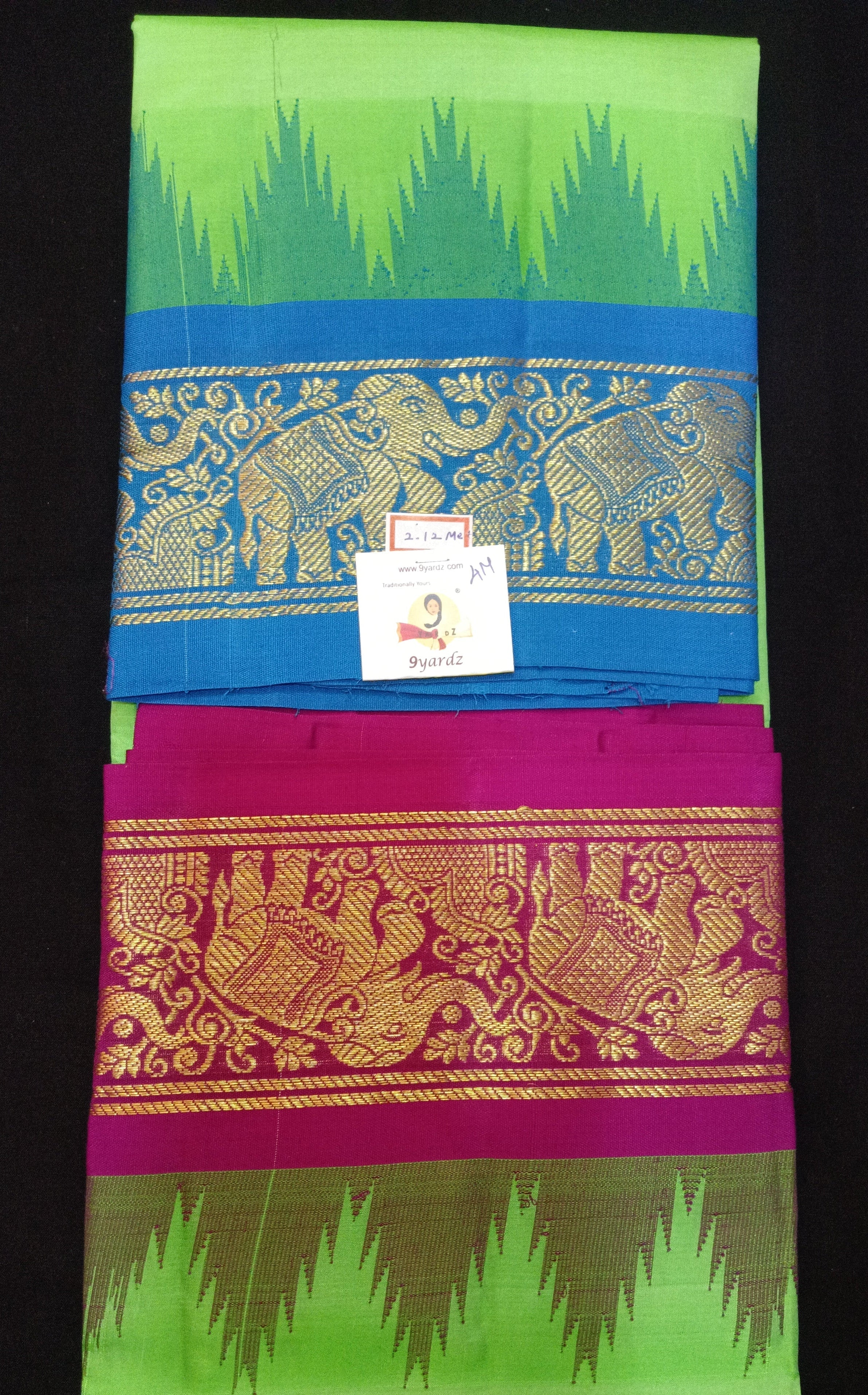 Pure silk Dhoti 4muzham Thalambhu