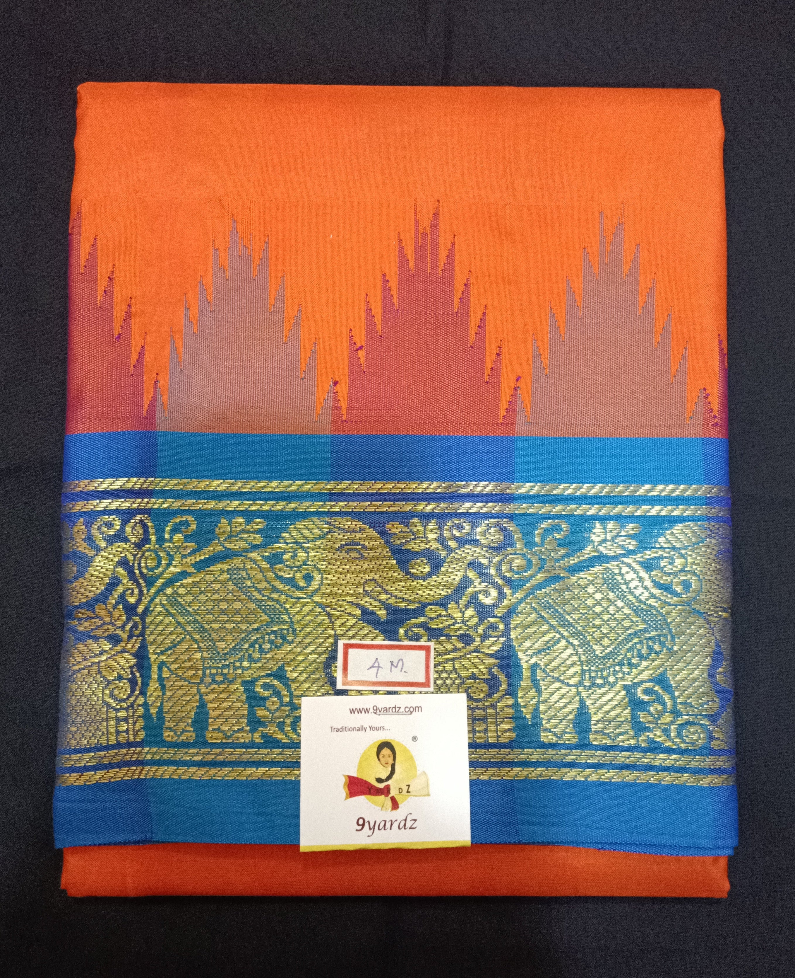 Pure silk Dhoti 4muzham Thalambhu
