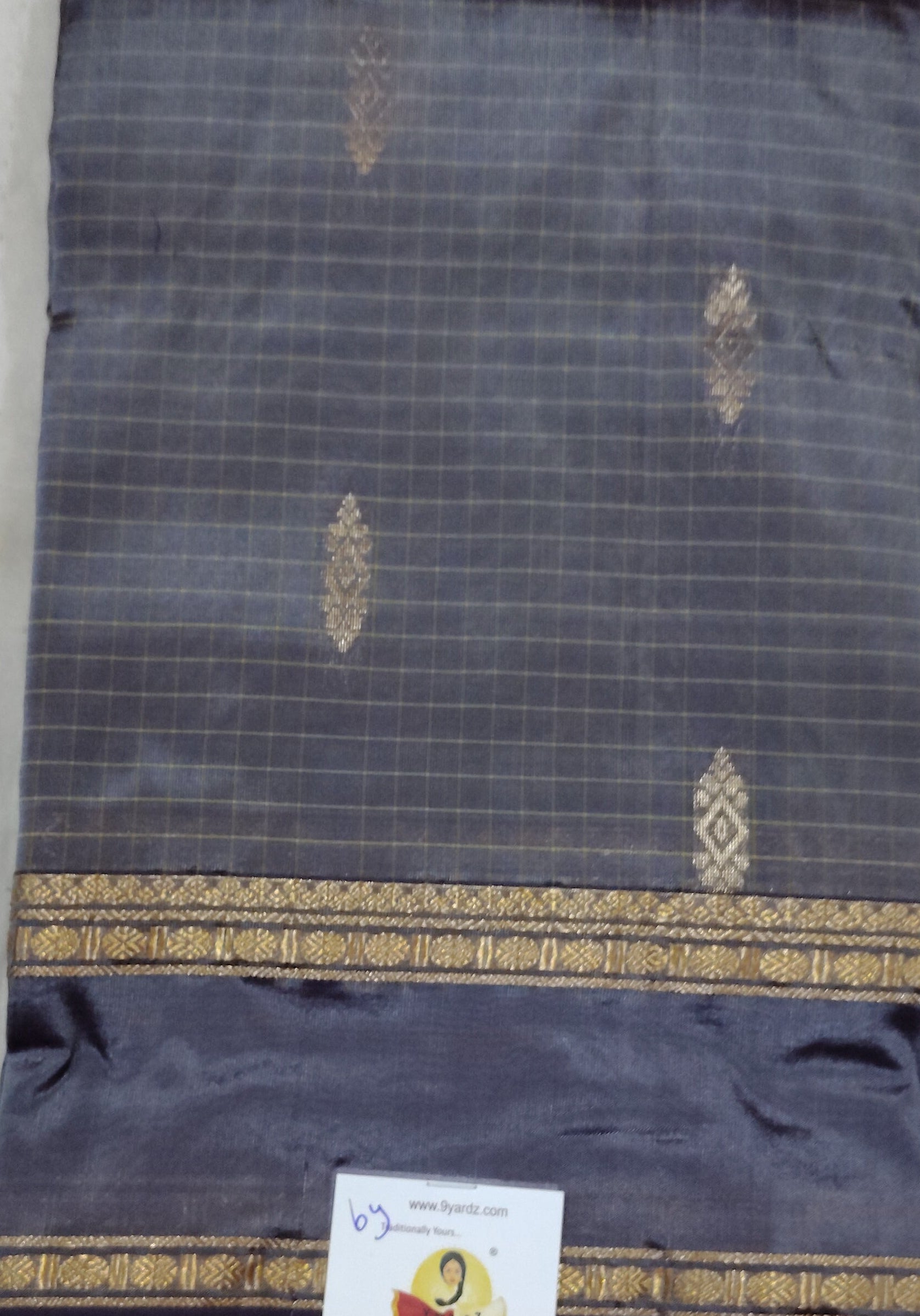 China silk checked 6Yards