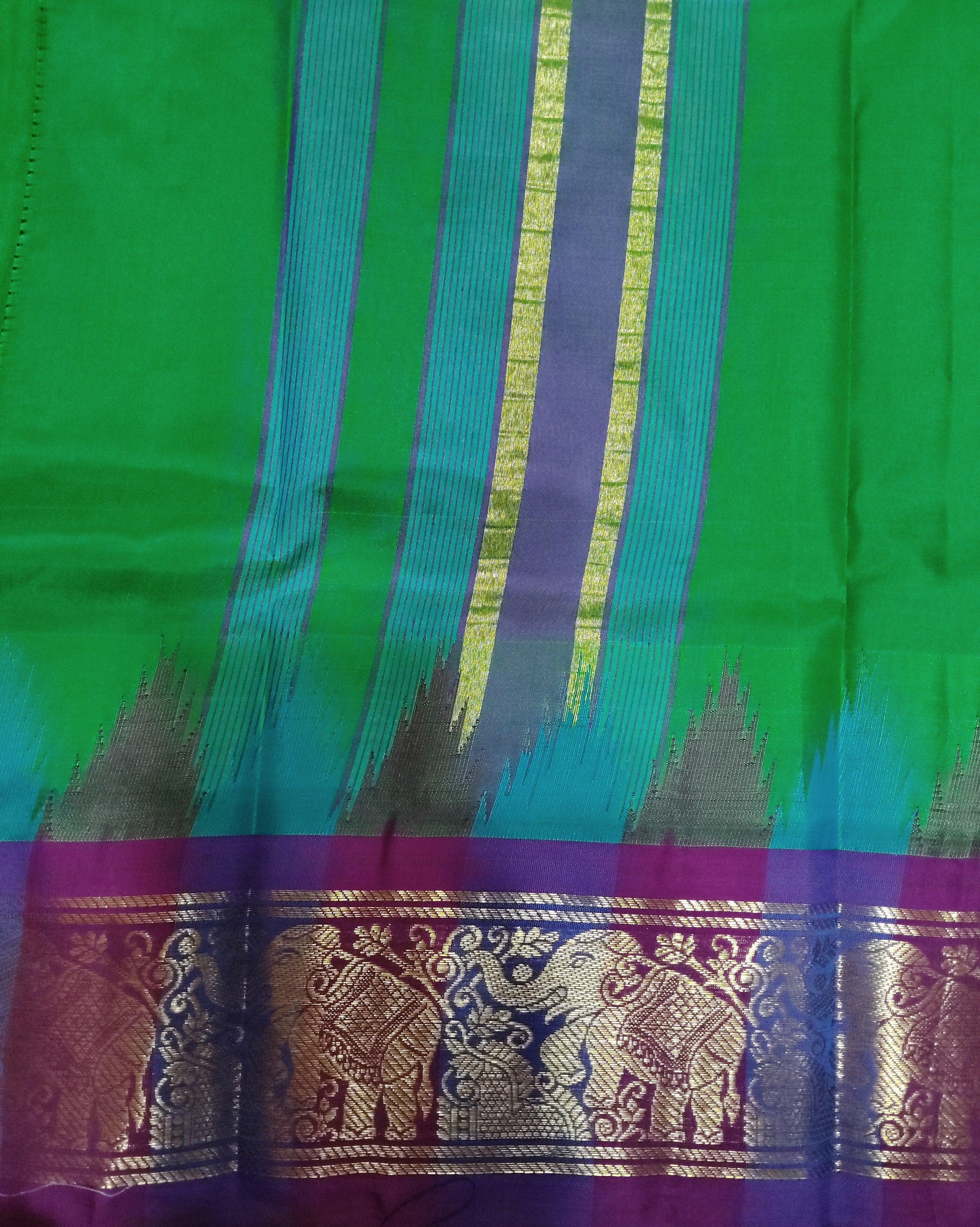 Pure silk Dhoti 4muzham Thalambhu