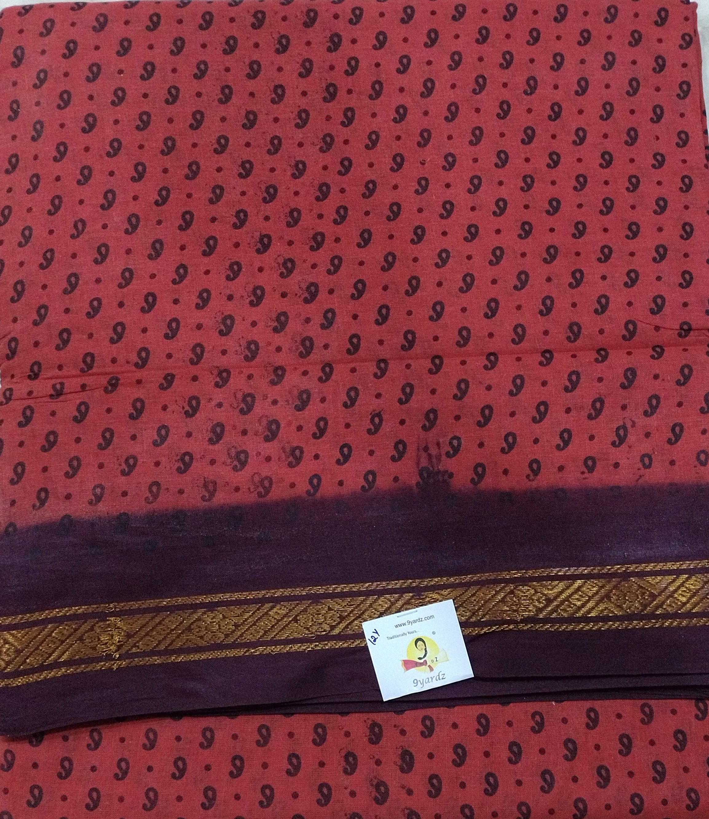 Sungudi cotton 12 yardz