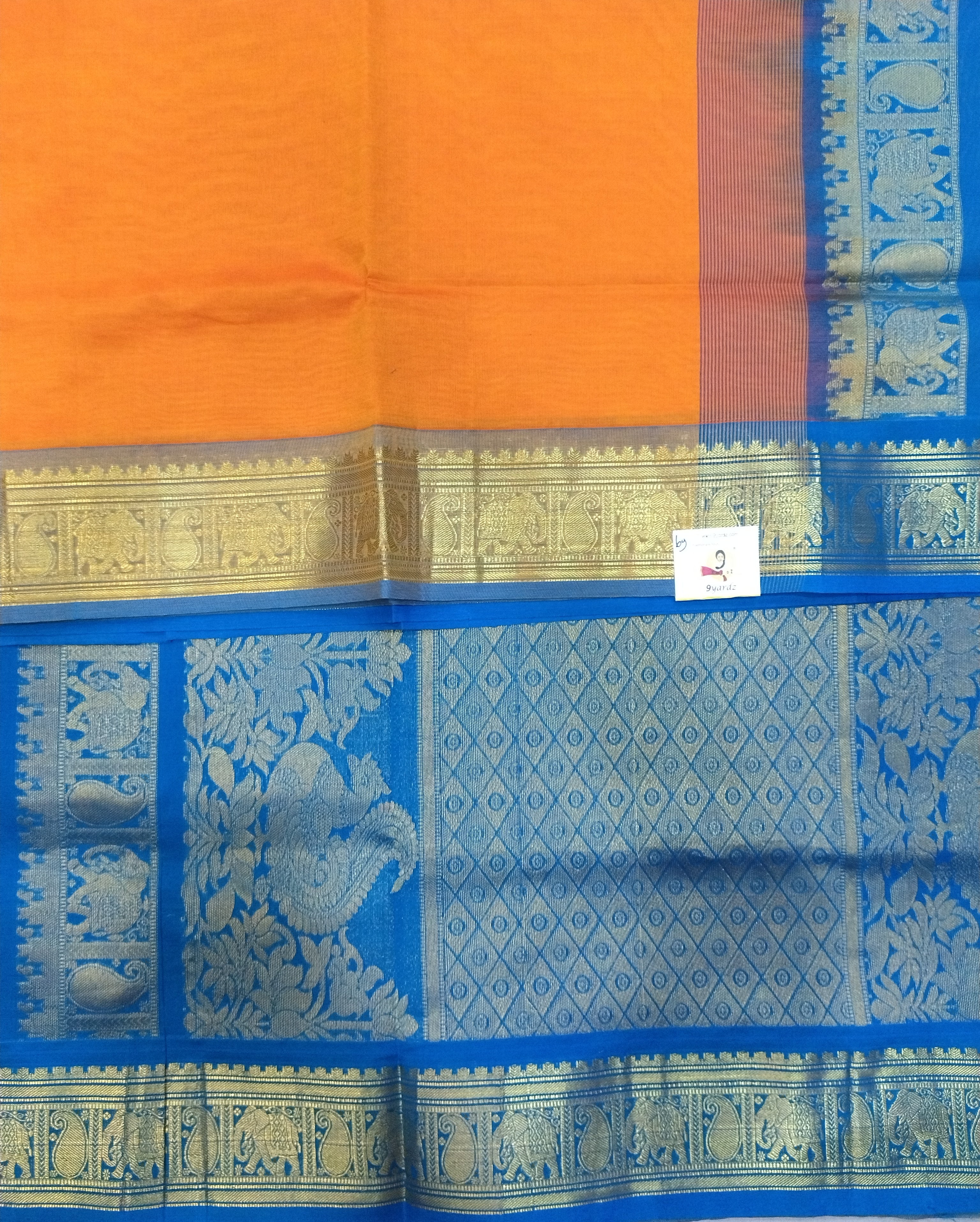 Semi silk Plain 6Yards