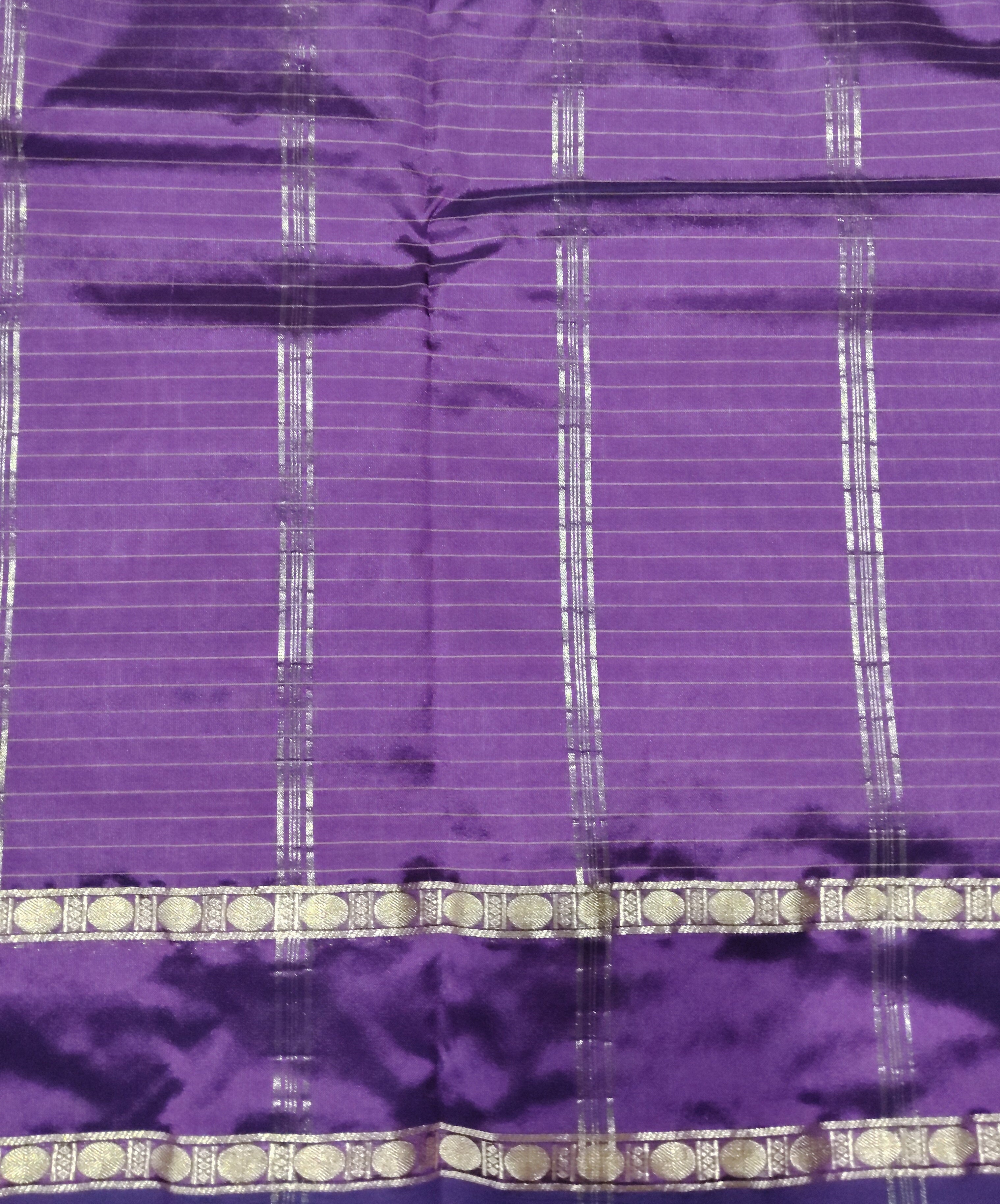 China silk checked 6Yards