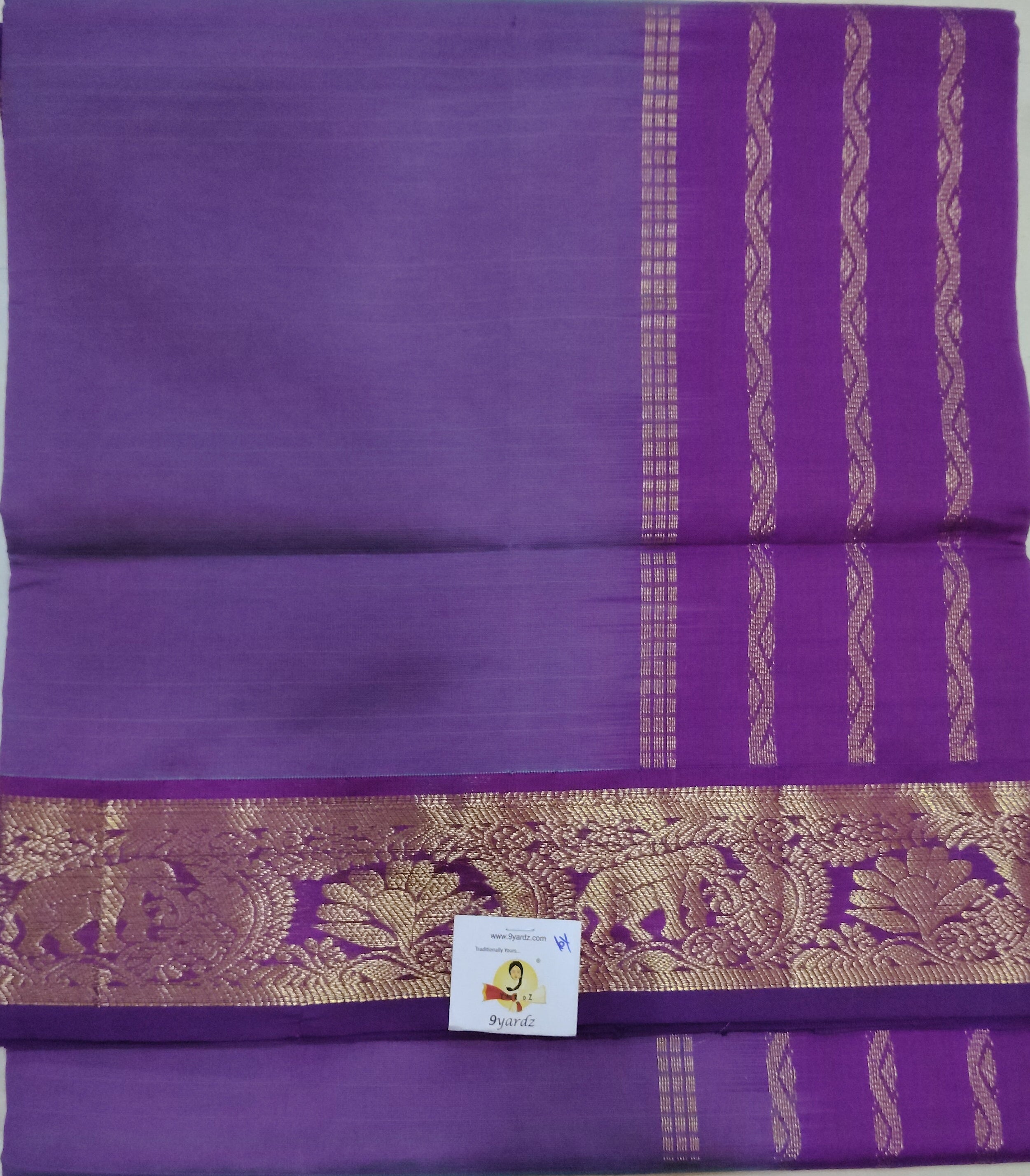 Semi silk Plain 6Yards