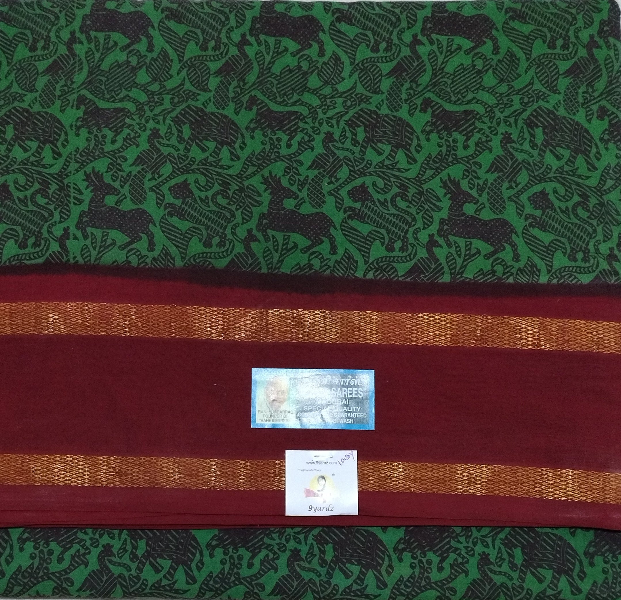 Ranee voyal saree 10.5yardz(9.5mtrs)