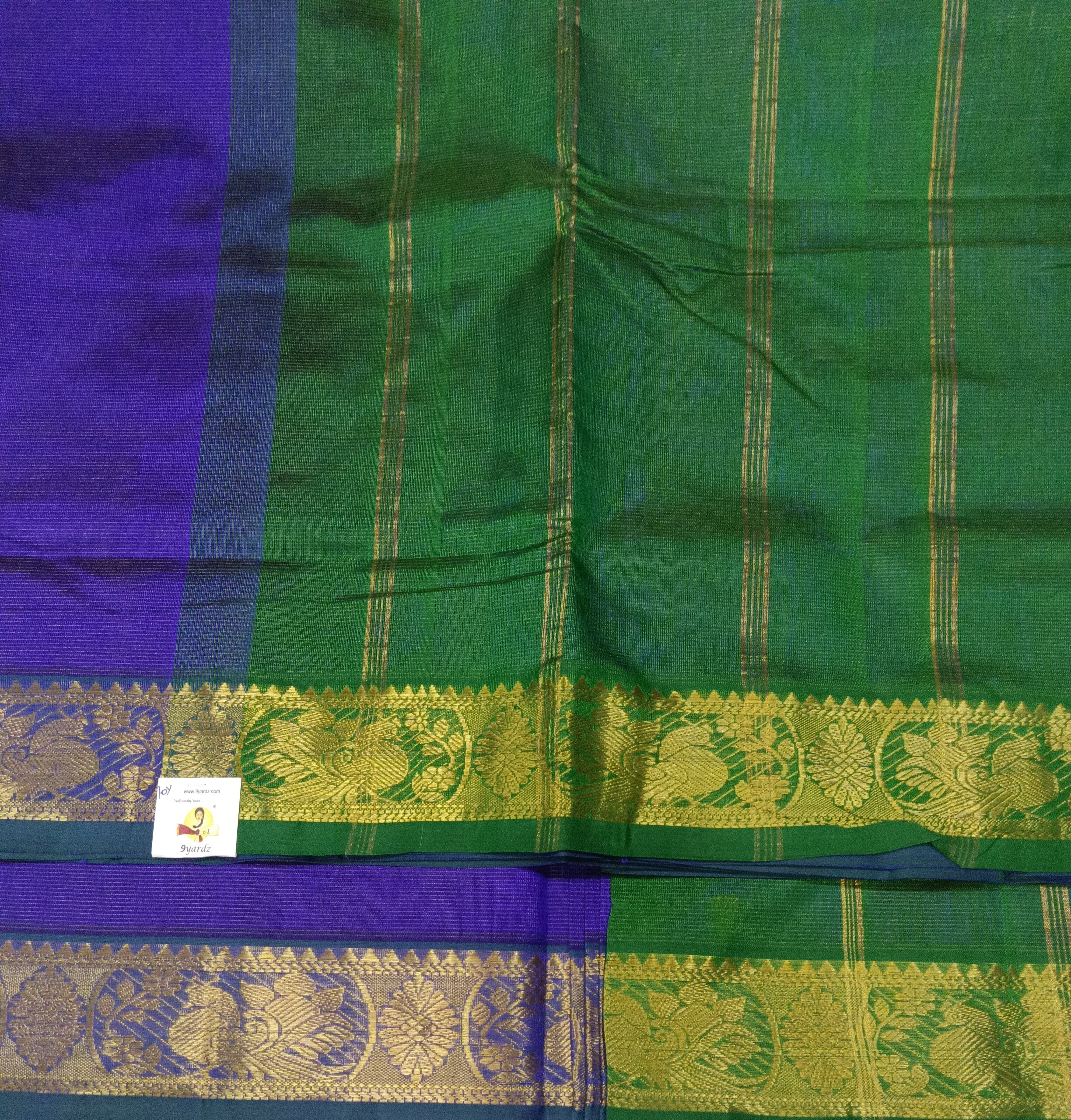 Pure silk cotton vairavoosi 10yards madisar