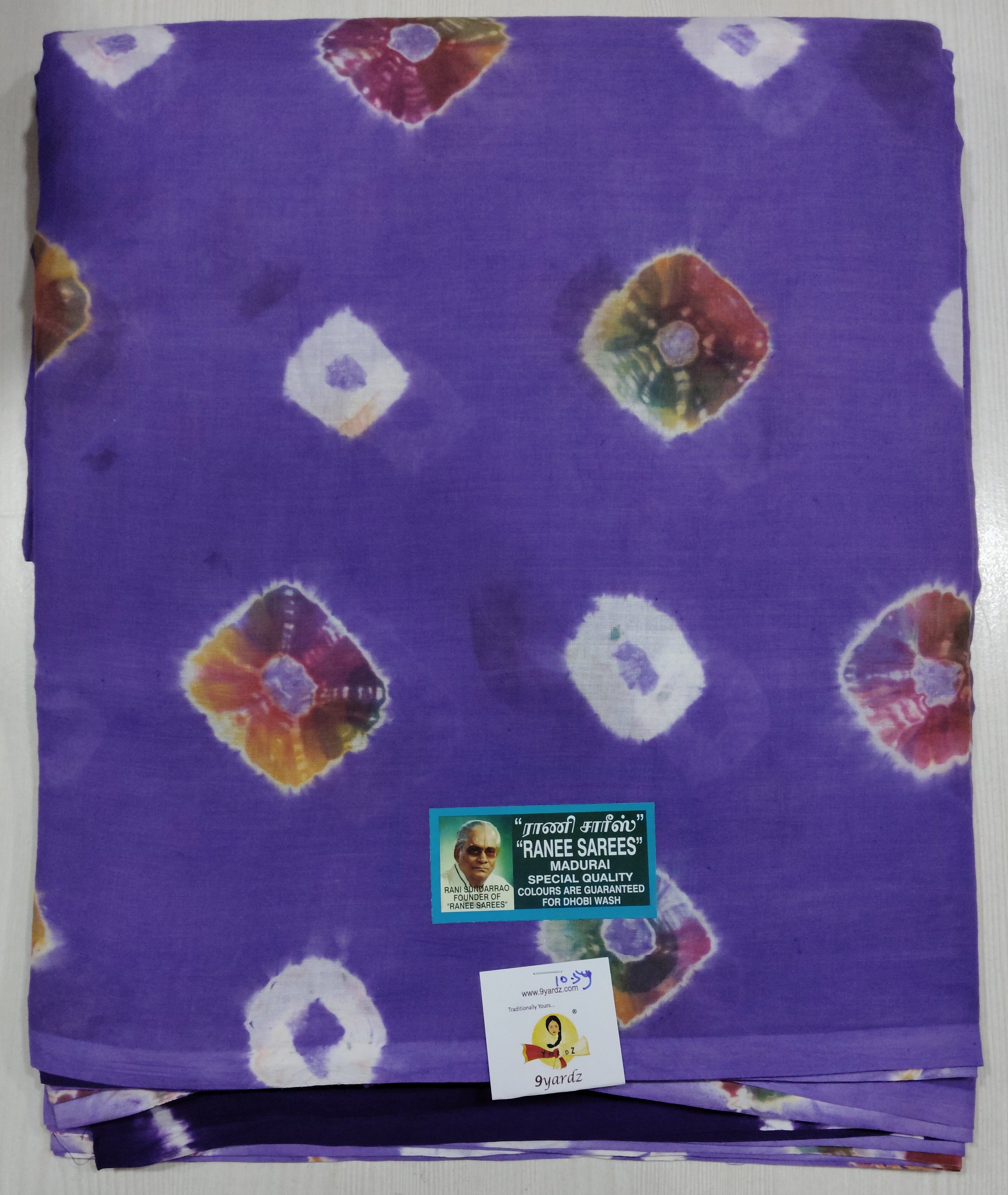 Ranee voyal saree 10.5yardz(9.5mtrs)