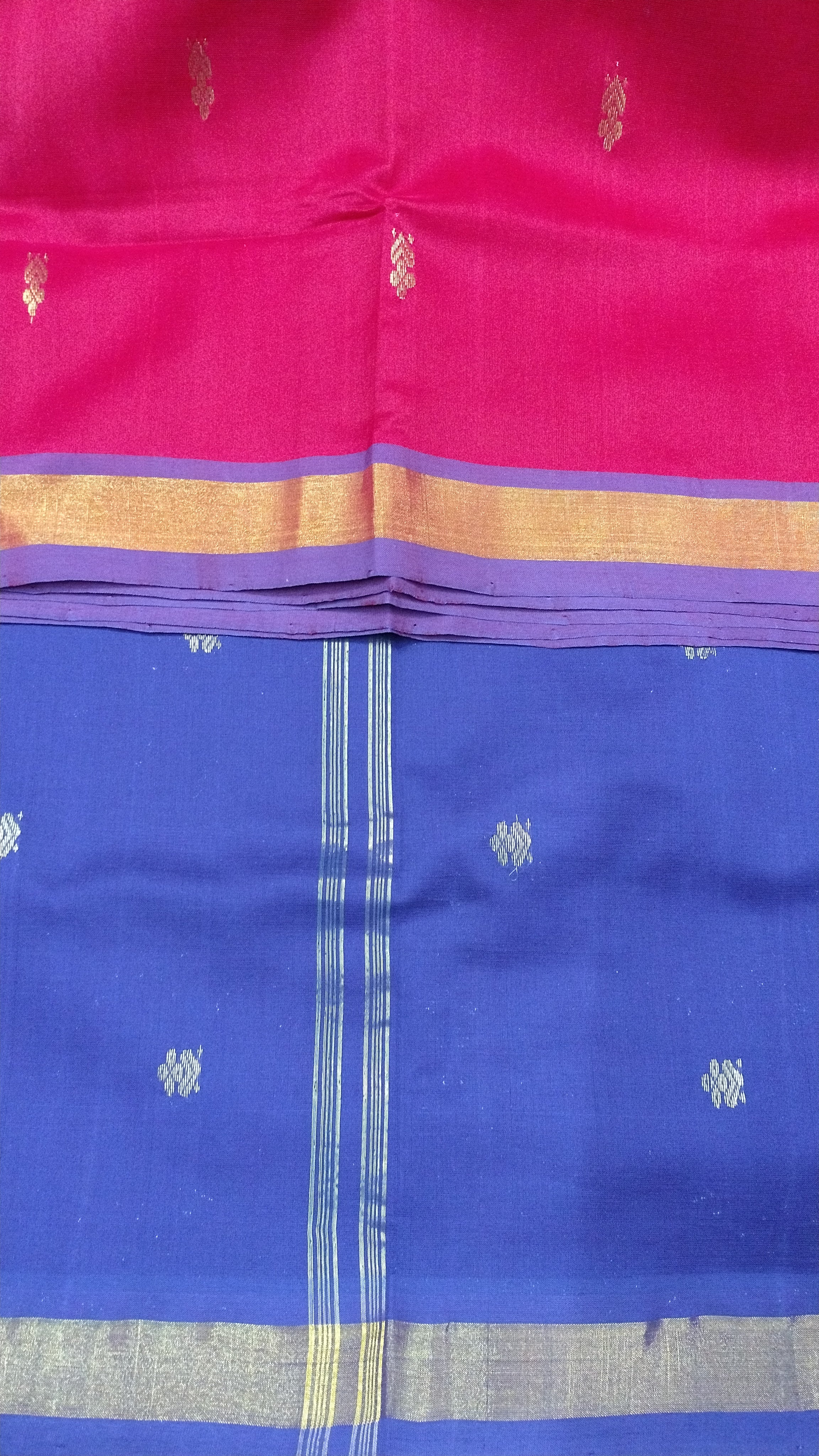 Semi silk Embossed 6Yards