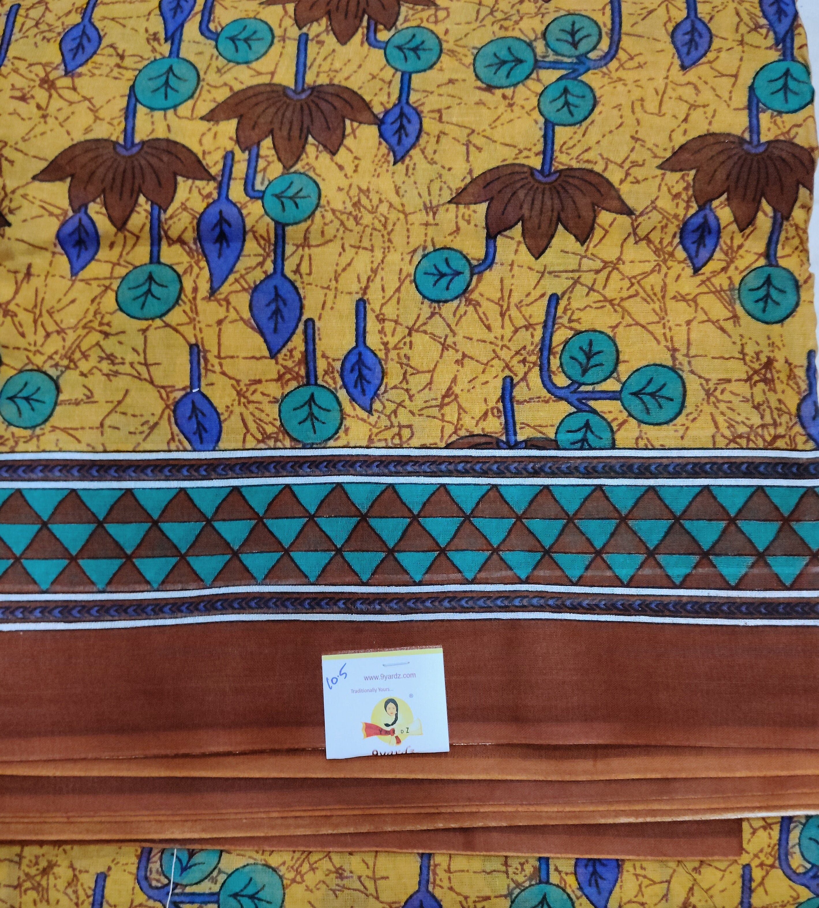 Erode cotton 10.5 yards Madisar
