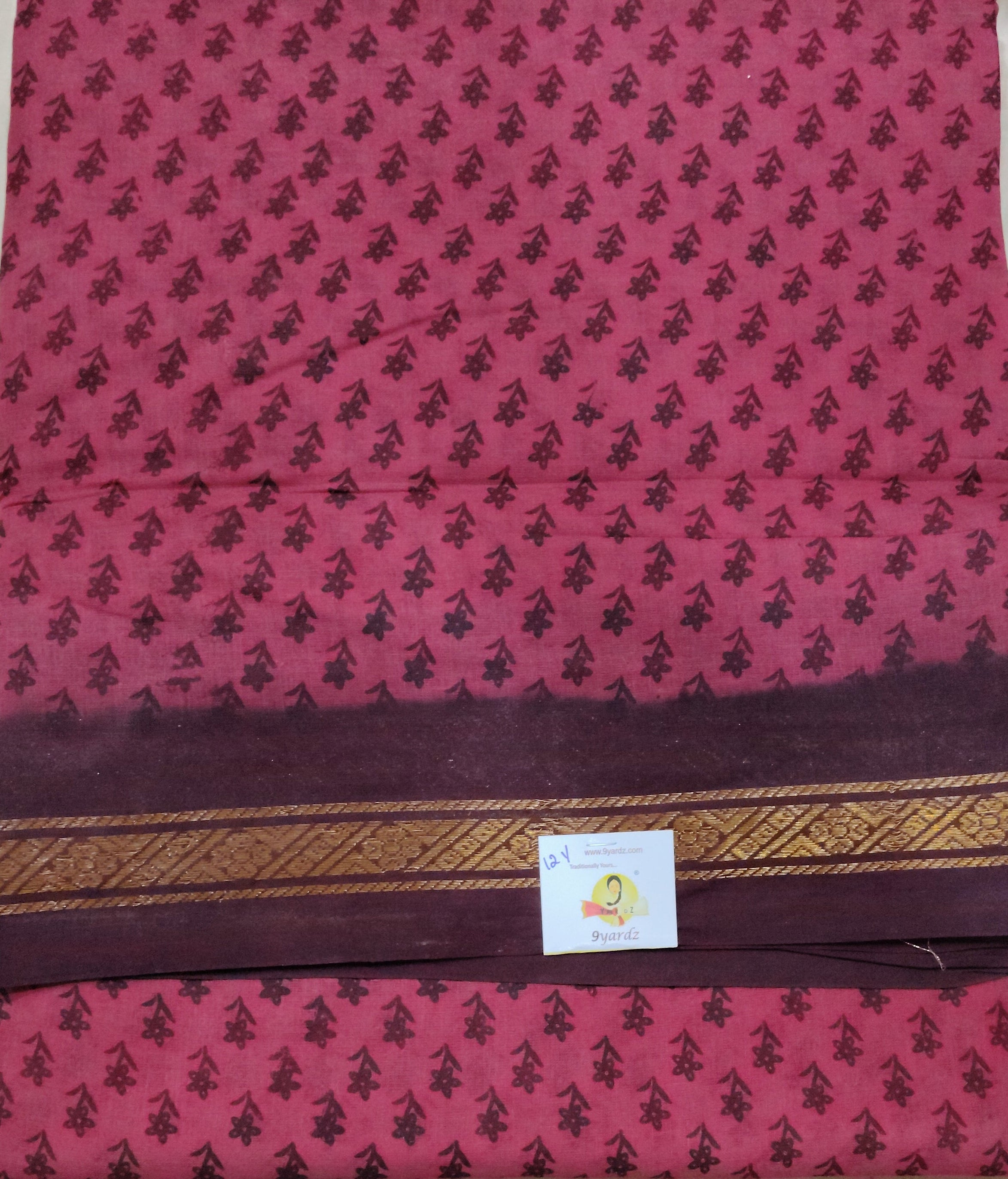 Sungudi cotton 12 yardz