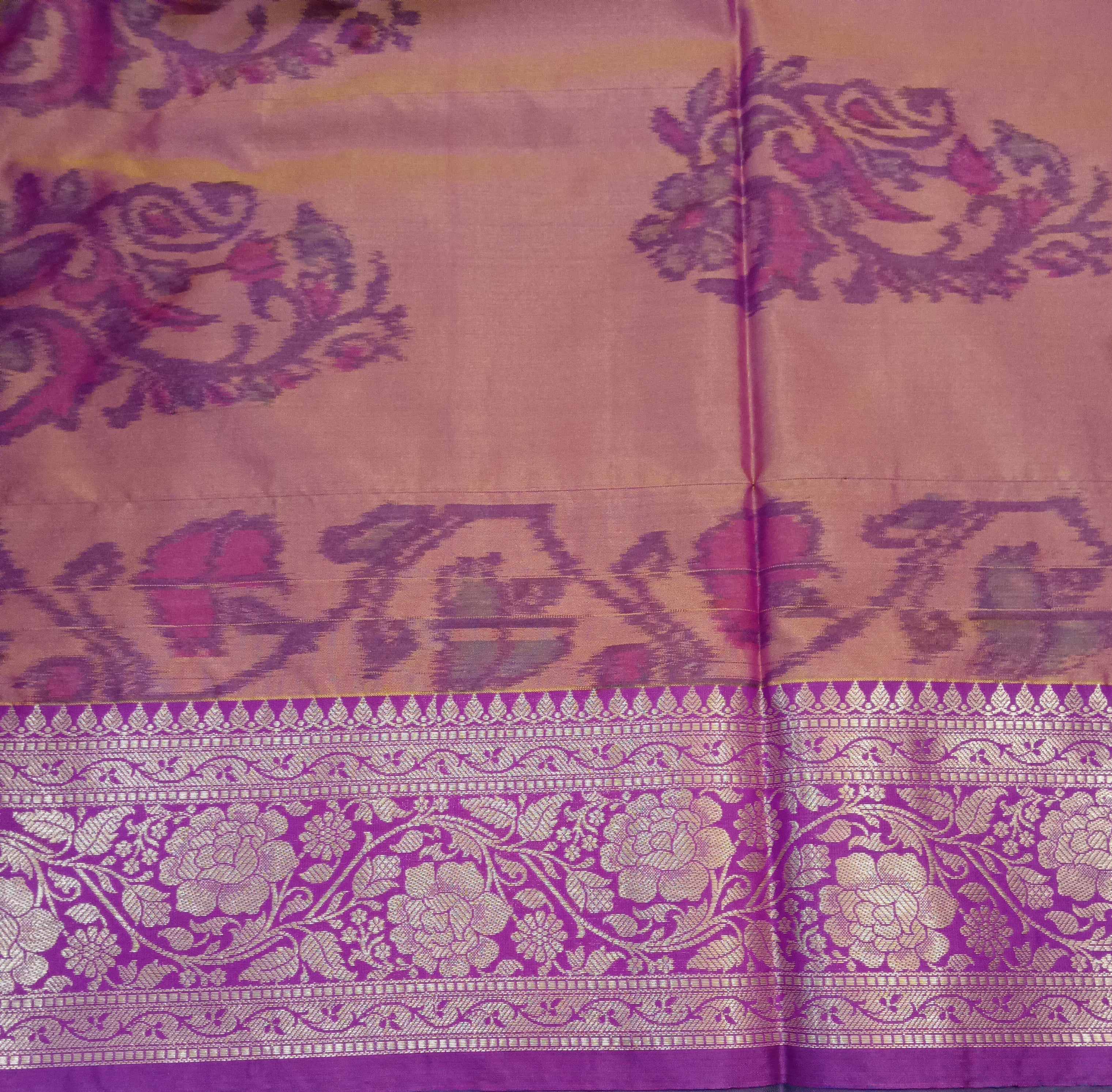 Ikkat semi silk madisar