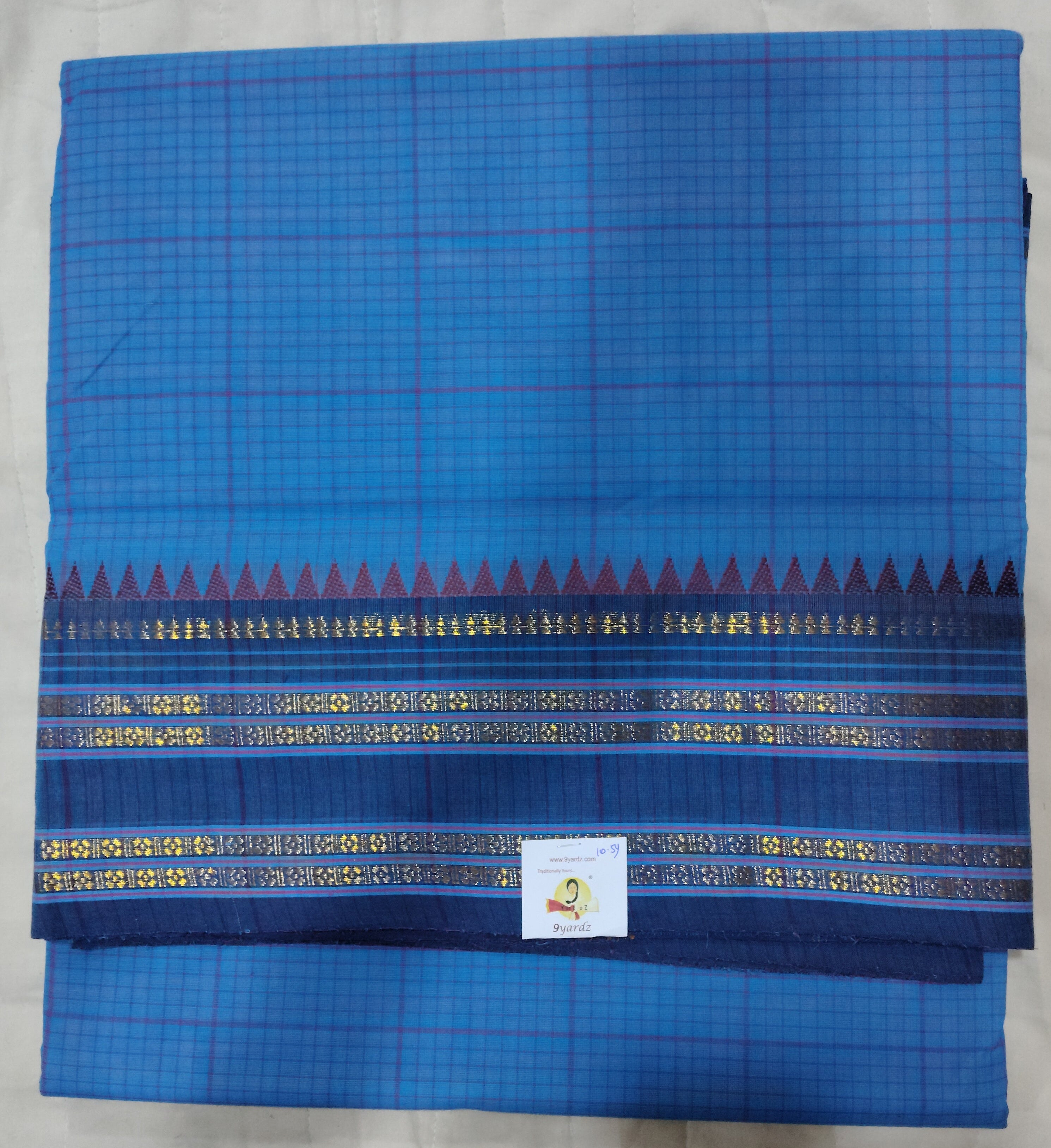 Chettinadu / Karaikudi cotton 10.5yards madisar