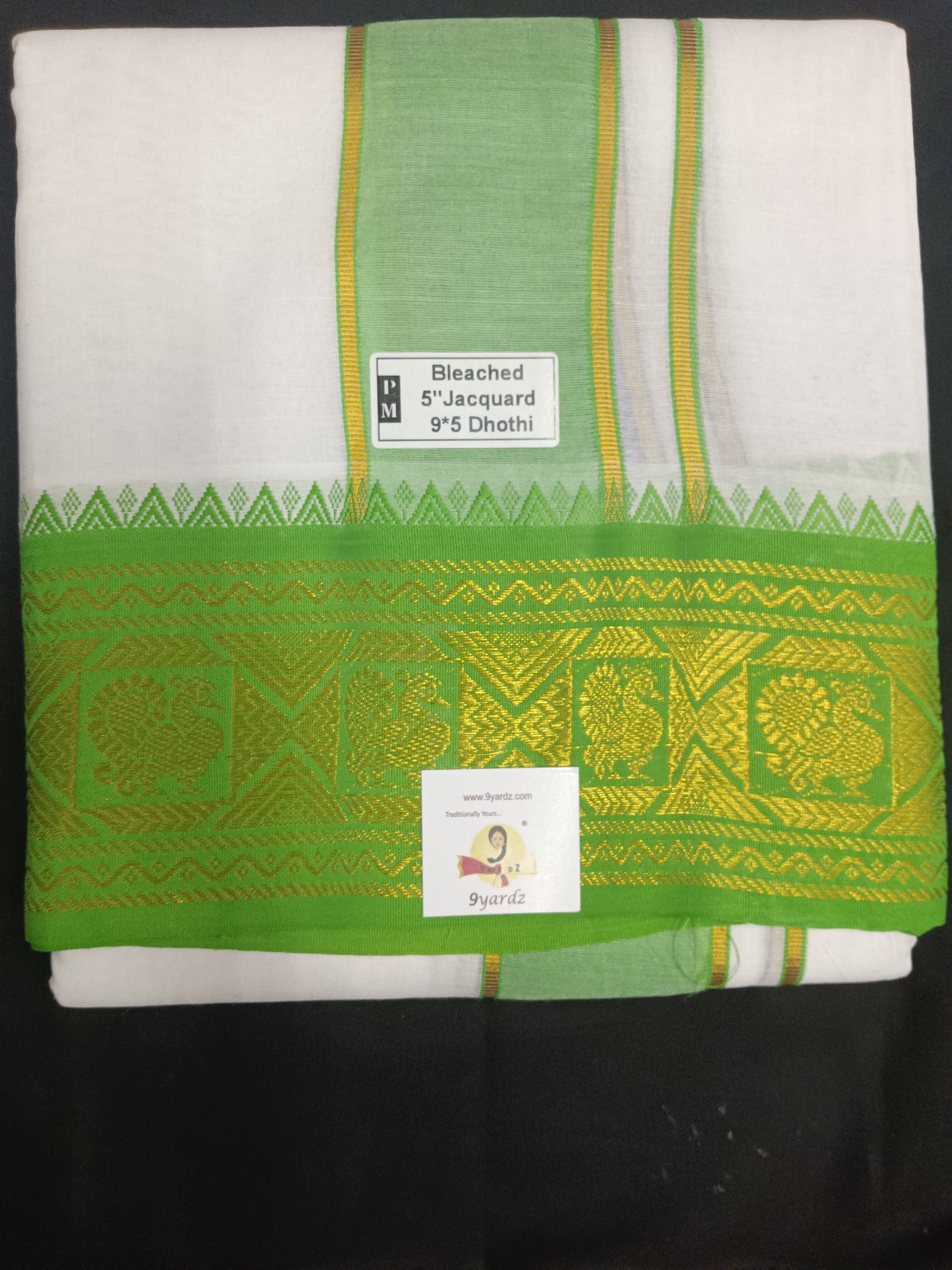 Cotton Dhothi Jacquard 9*5