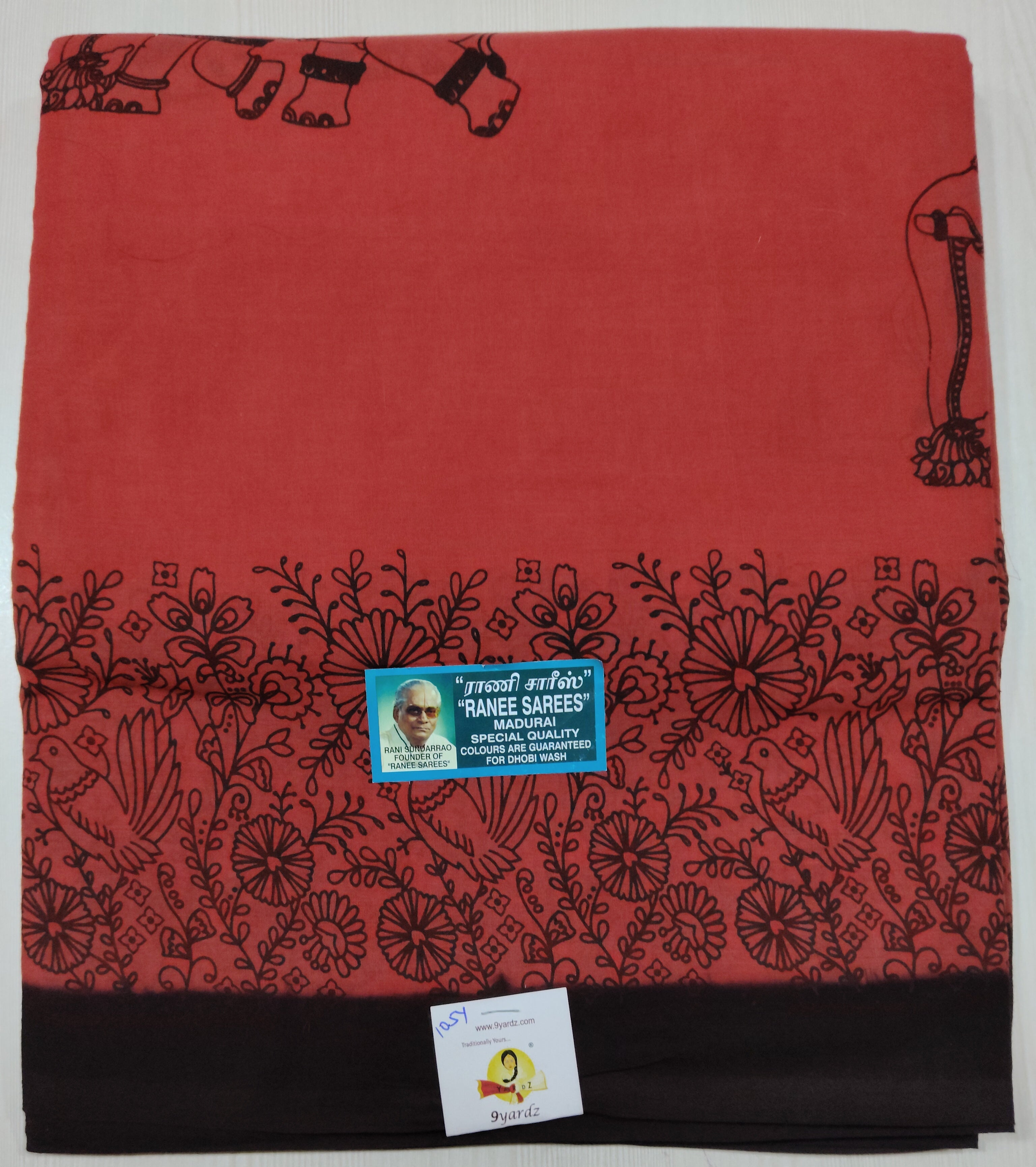 Ranee voyal saree 10.5yardz(9.5mtrs)