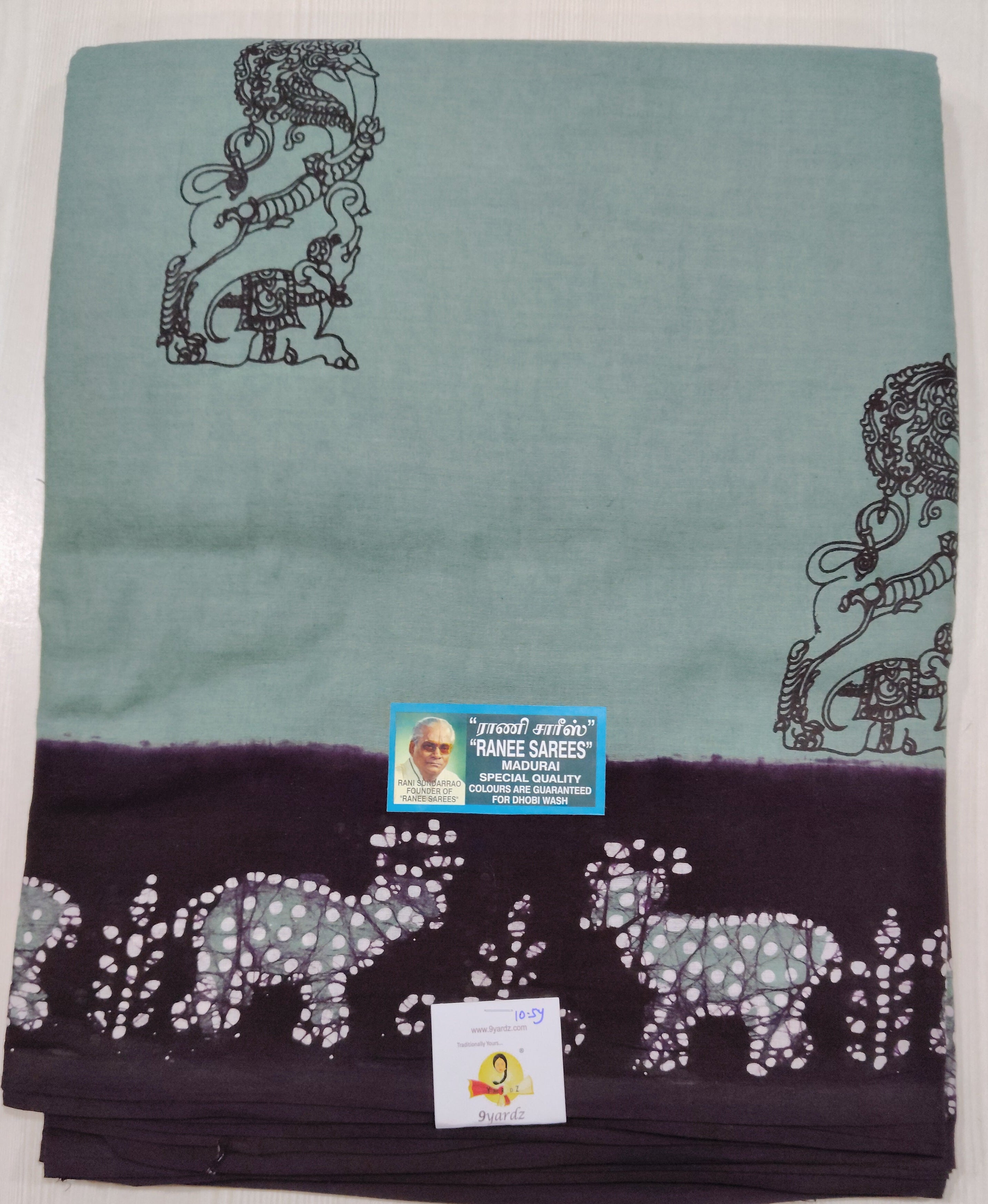 Ranee voyal saree 10.5yardz(9.5mtrs)