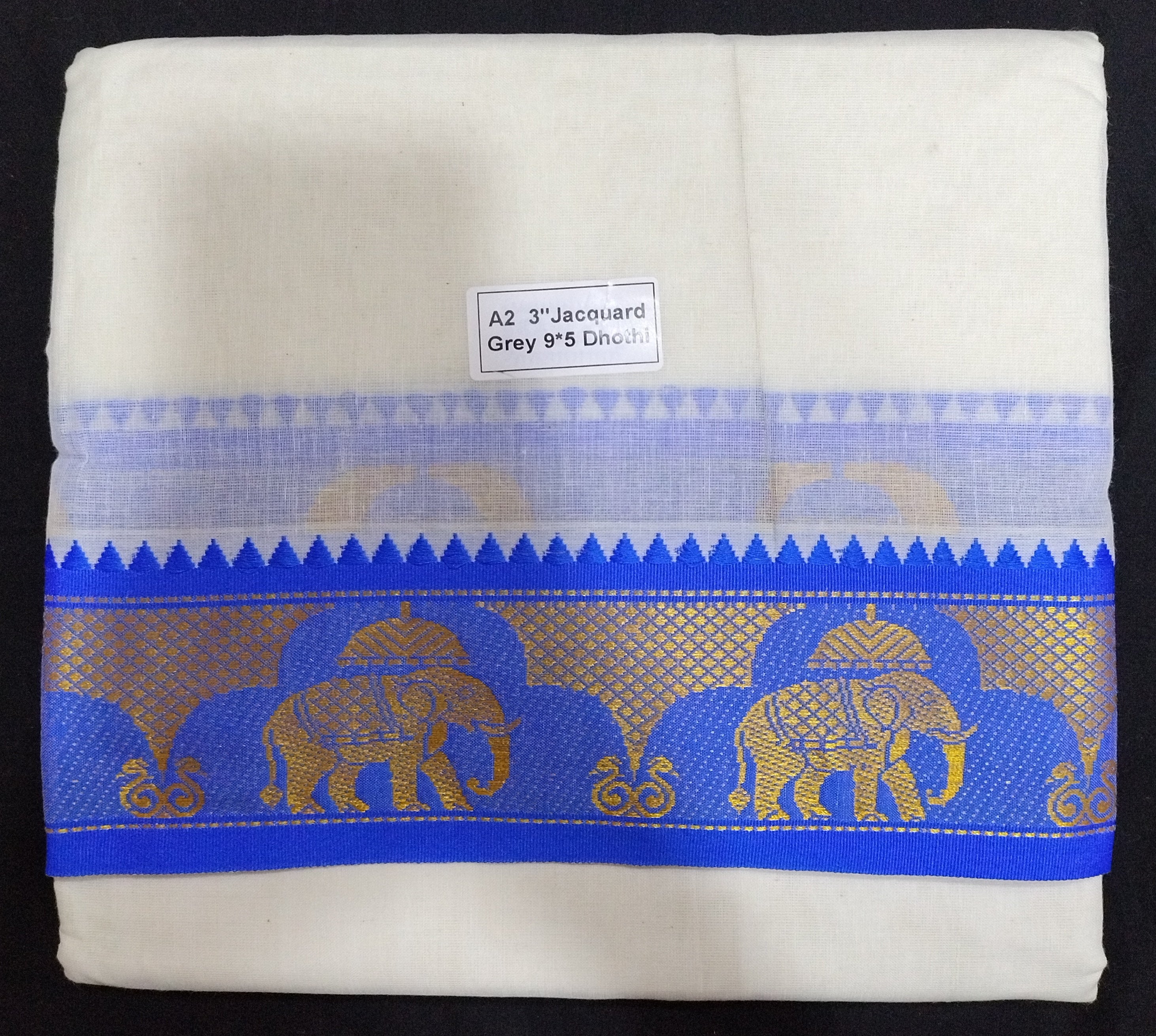 Cotton Dhothi Unbleached 9*5