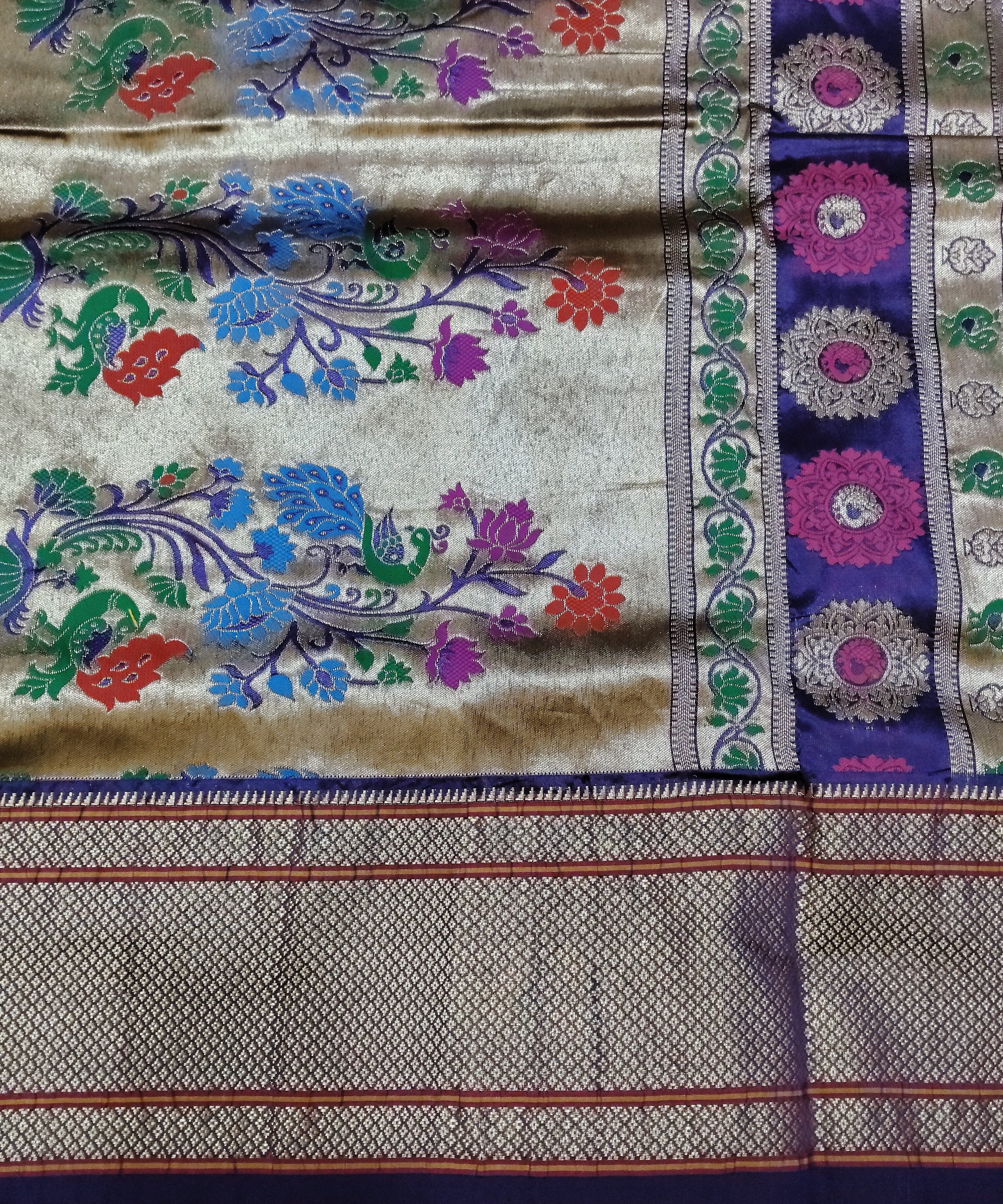 Paithani Art Silk Madisar