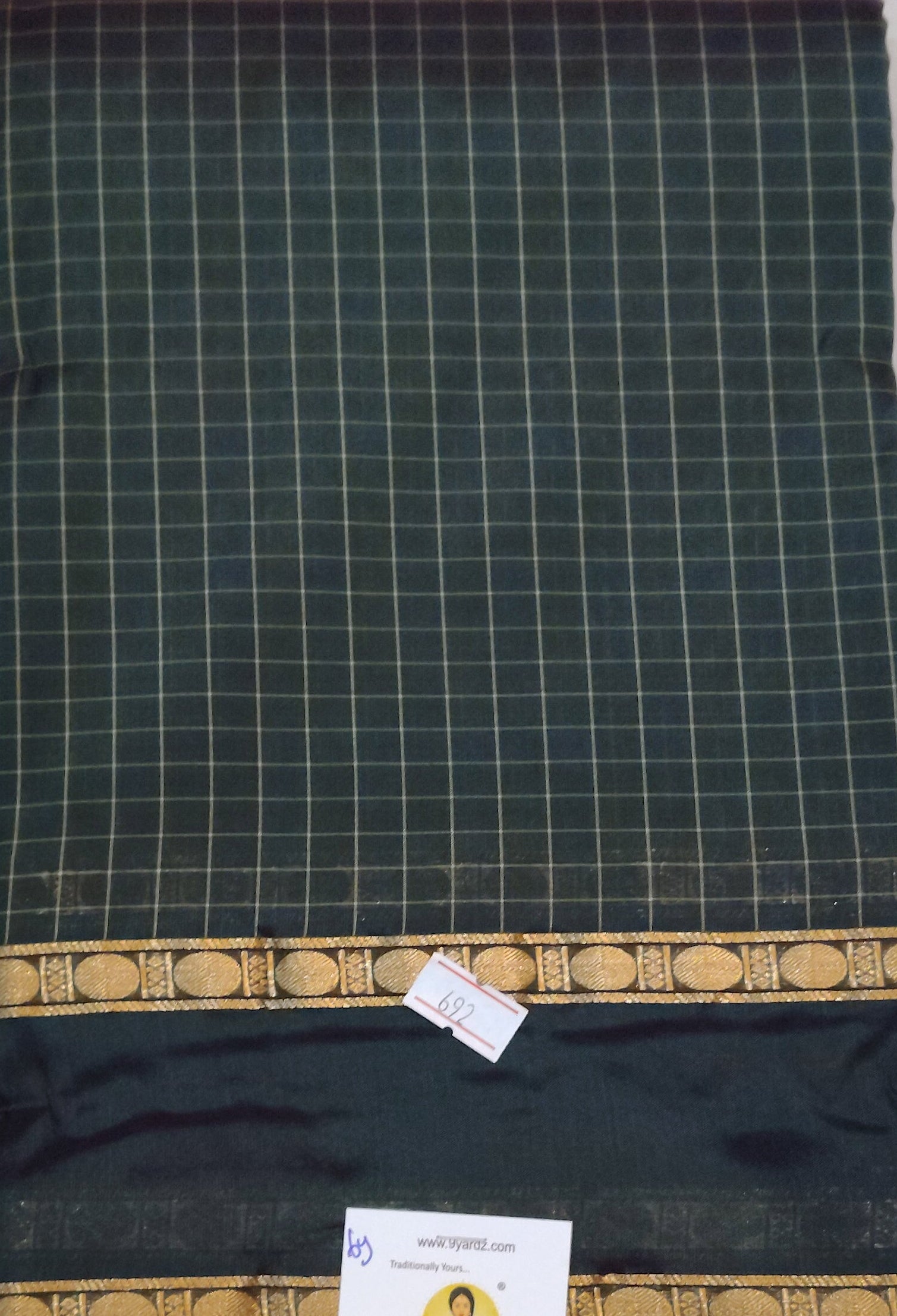 China silk checked 6Yards