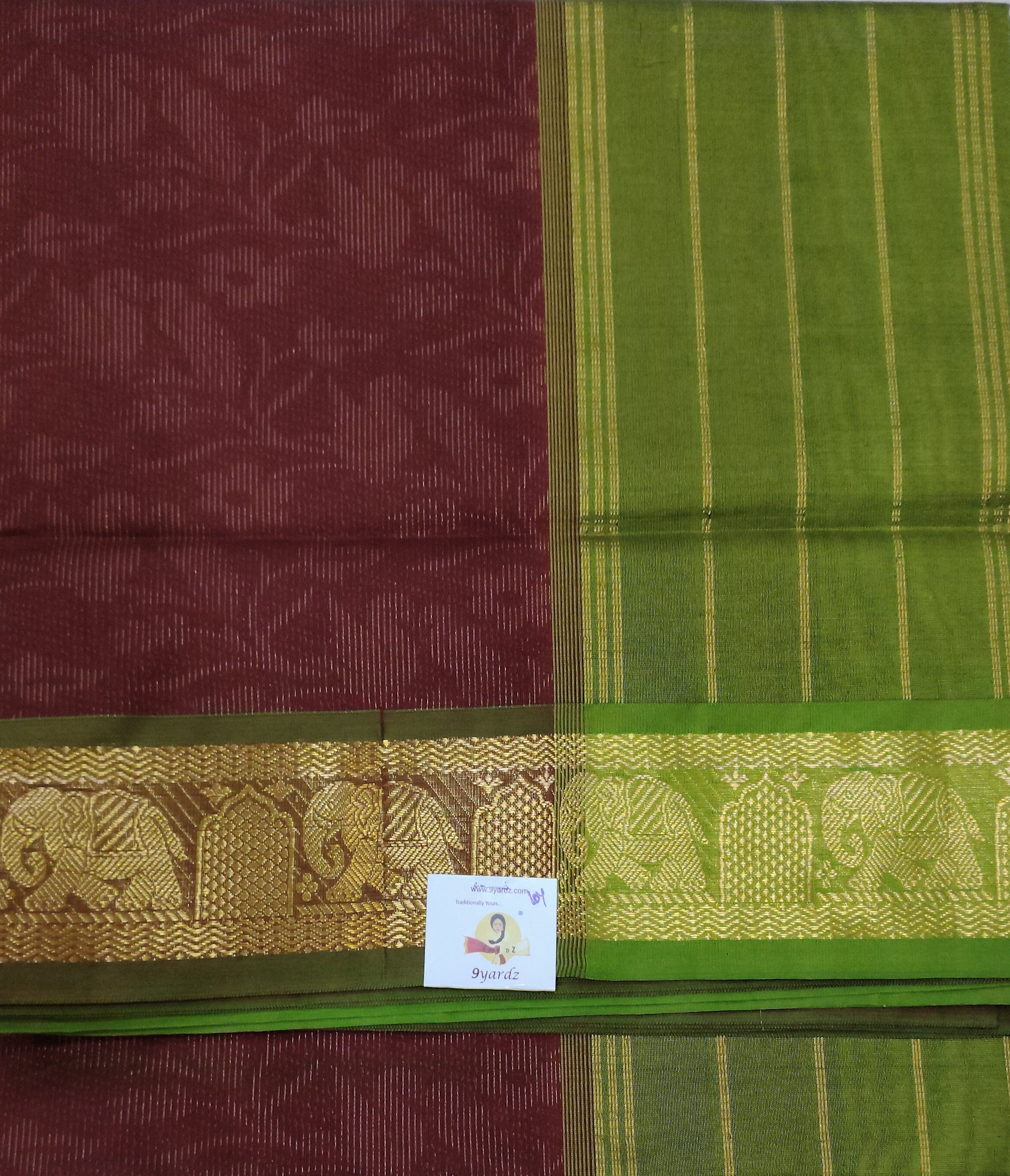 Semi silk Plain 6Yards