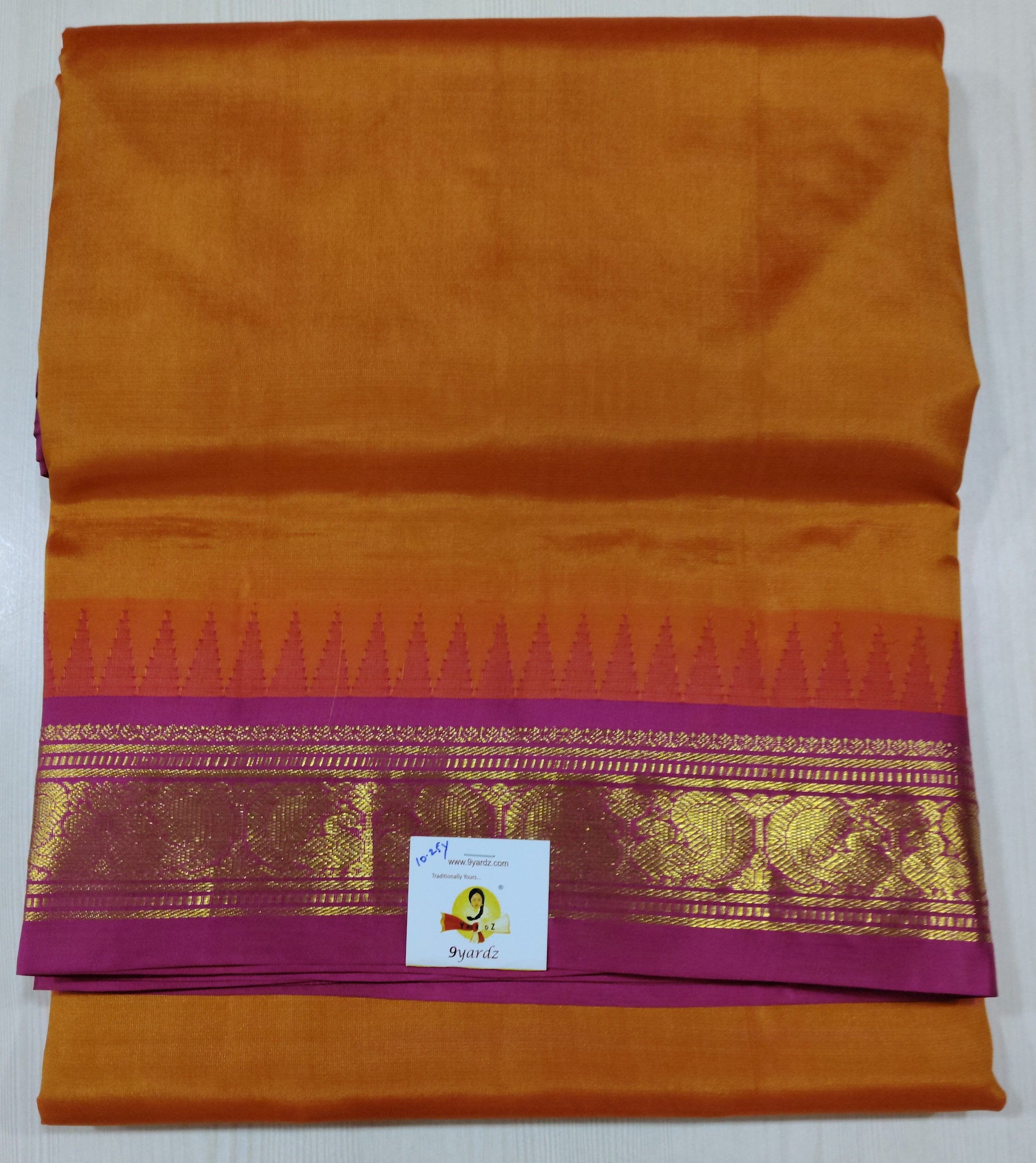 Pure silk 10.25yardz