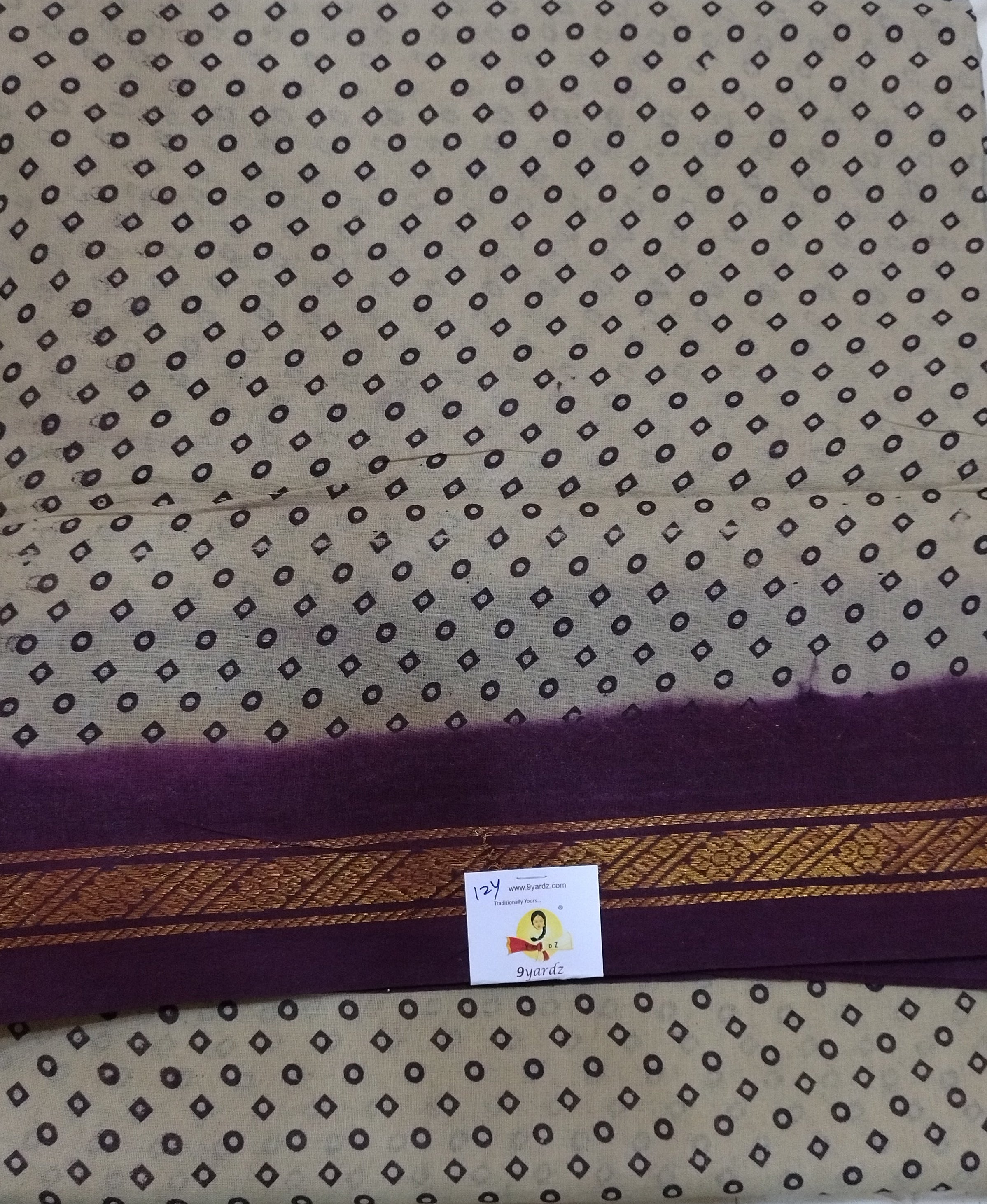 Sungudi cotton 12 yardz