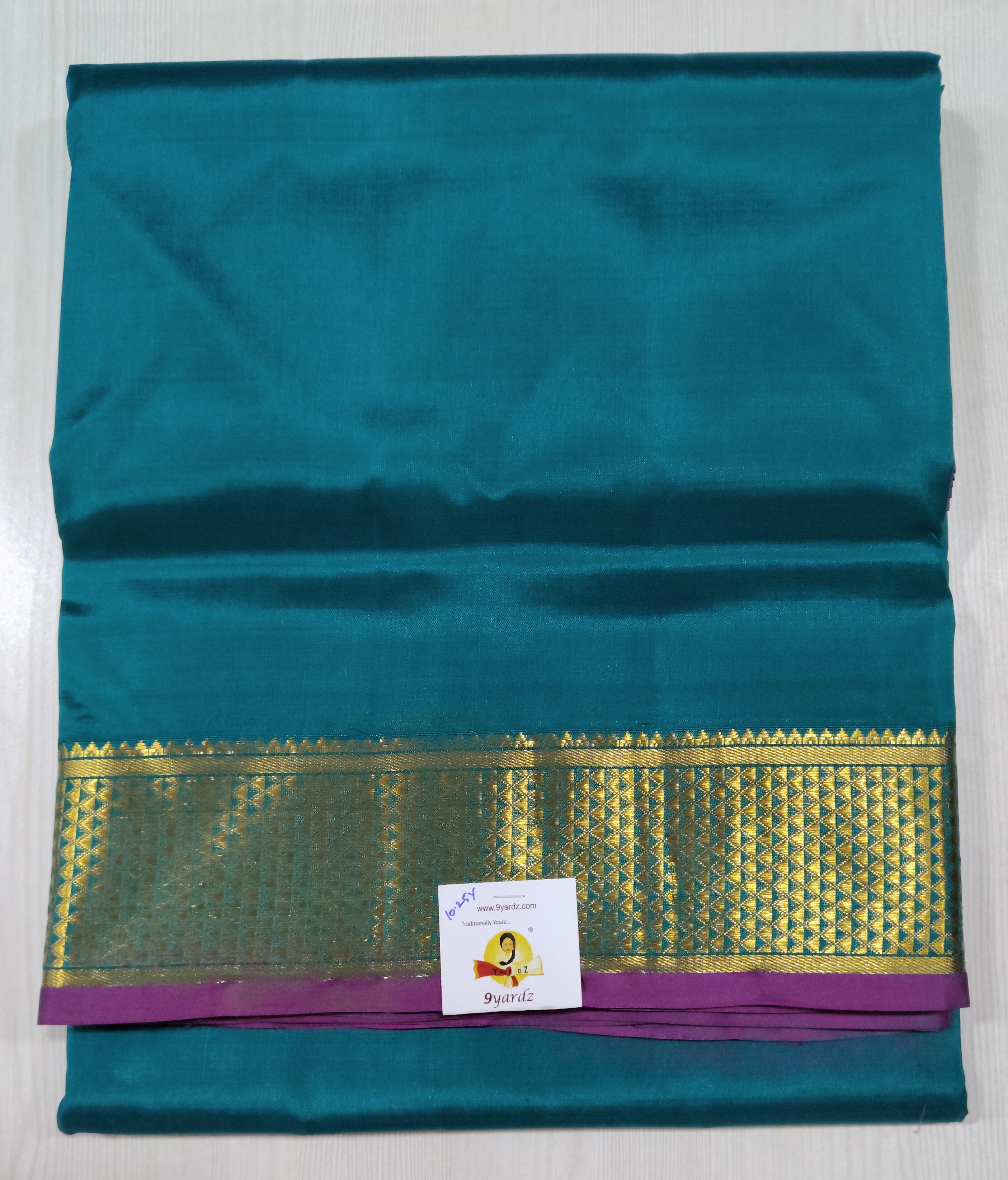 Pure silk 10.25yardz