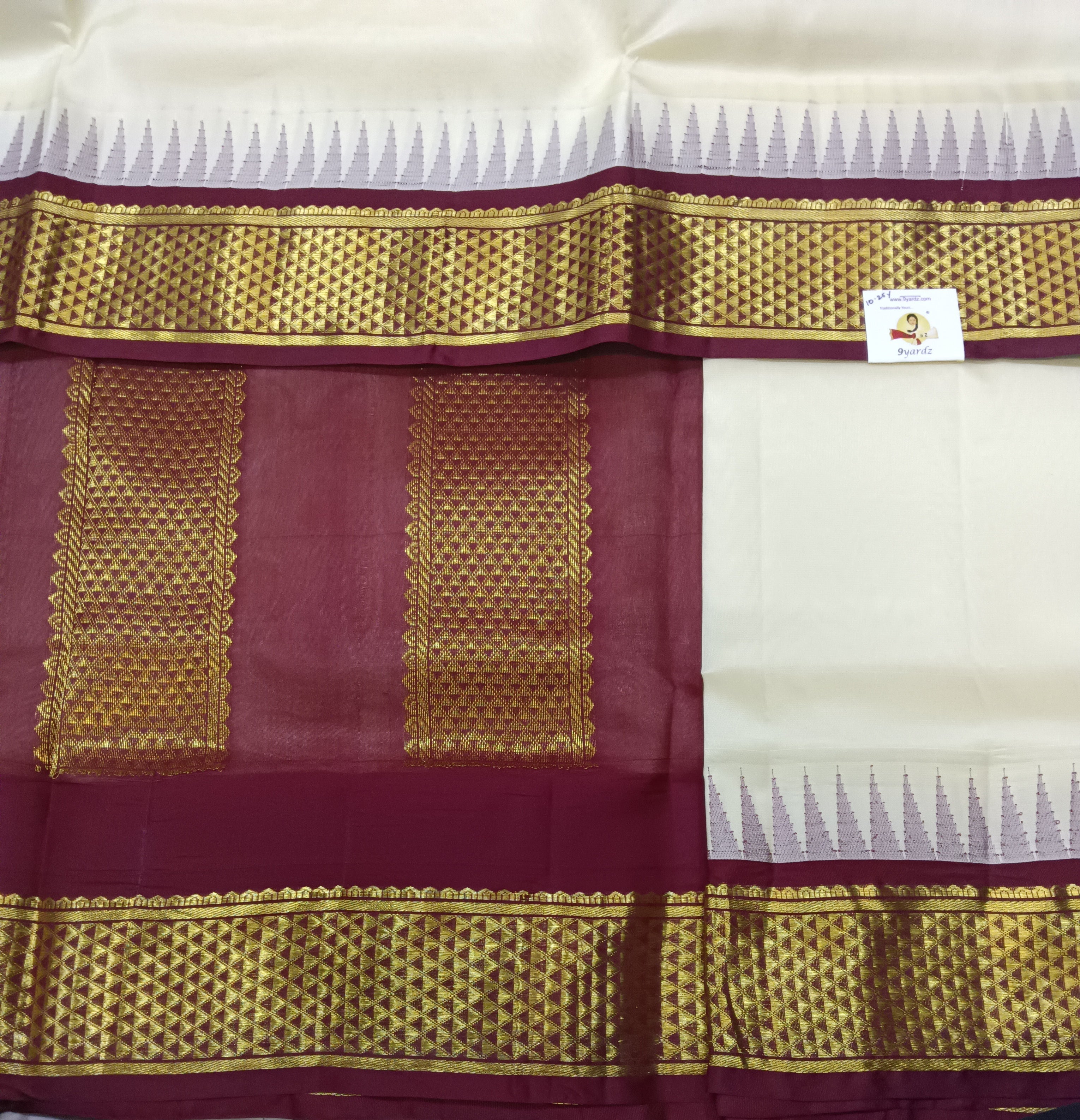 Pure silk 10.25yardz