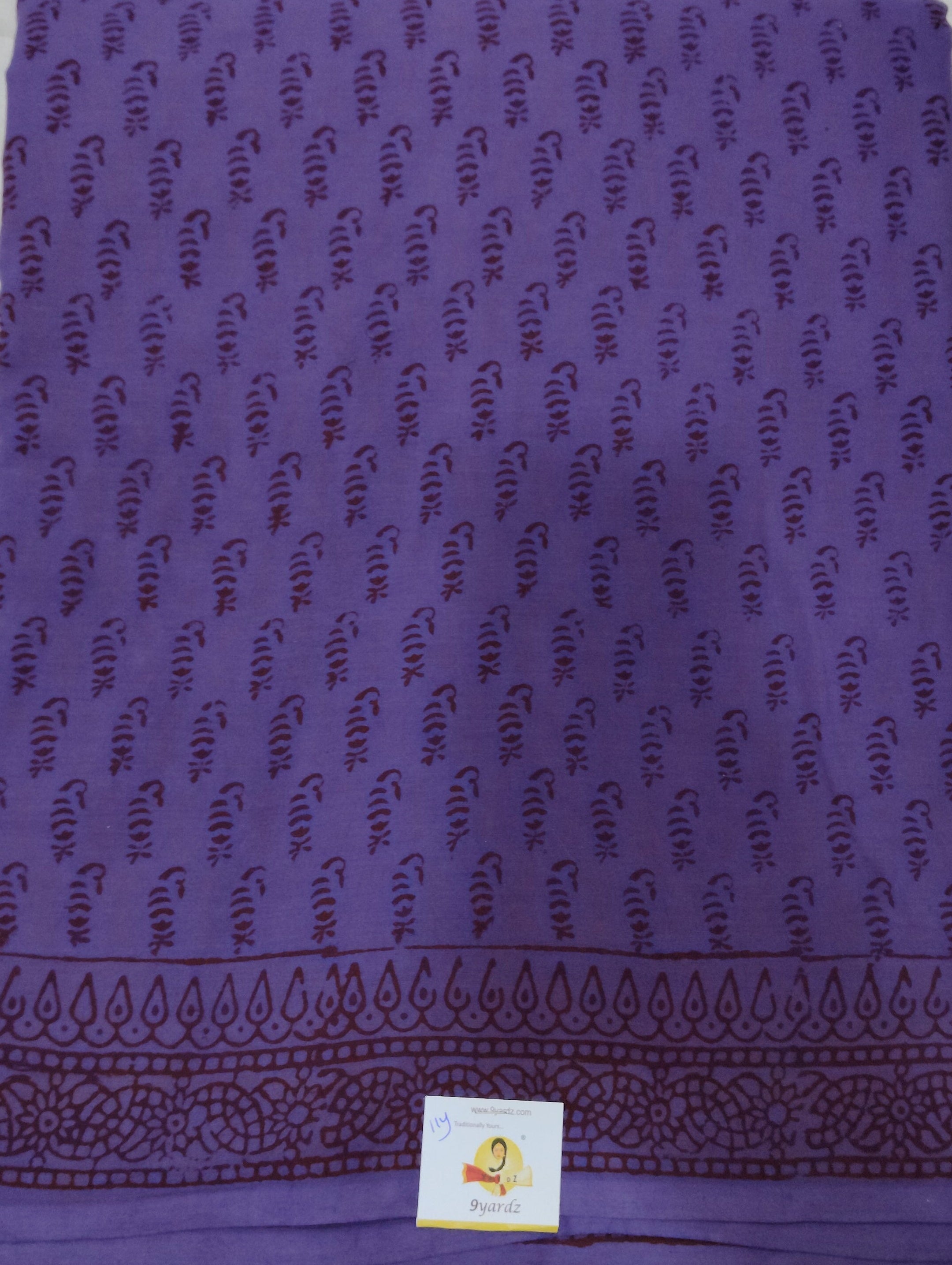 Baag/soft cotton Madisar 11 yards