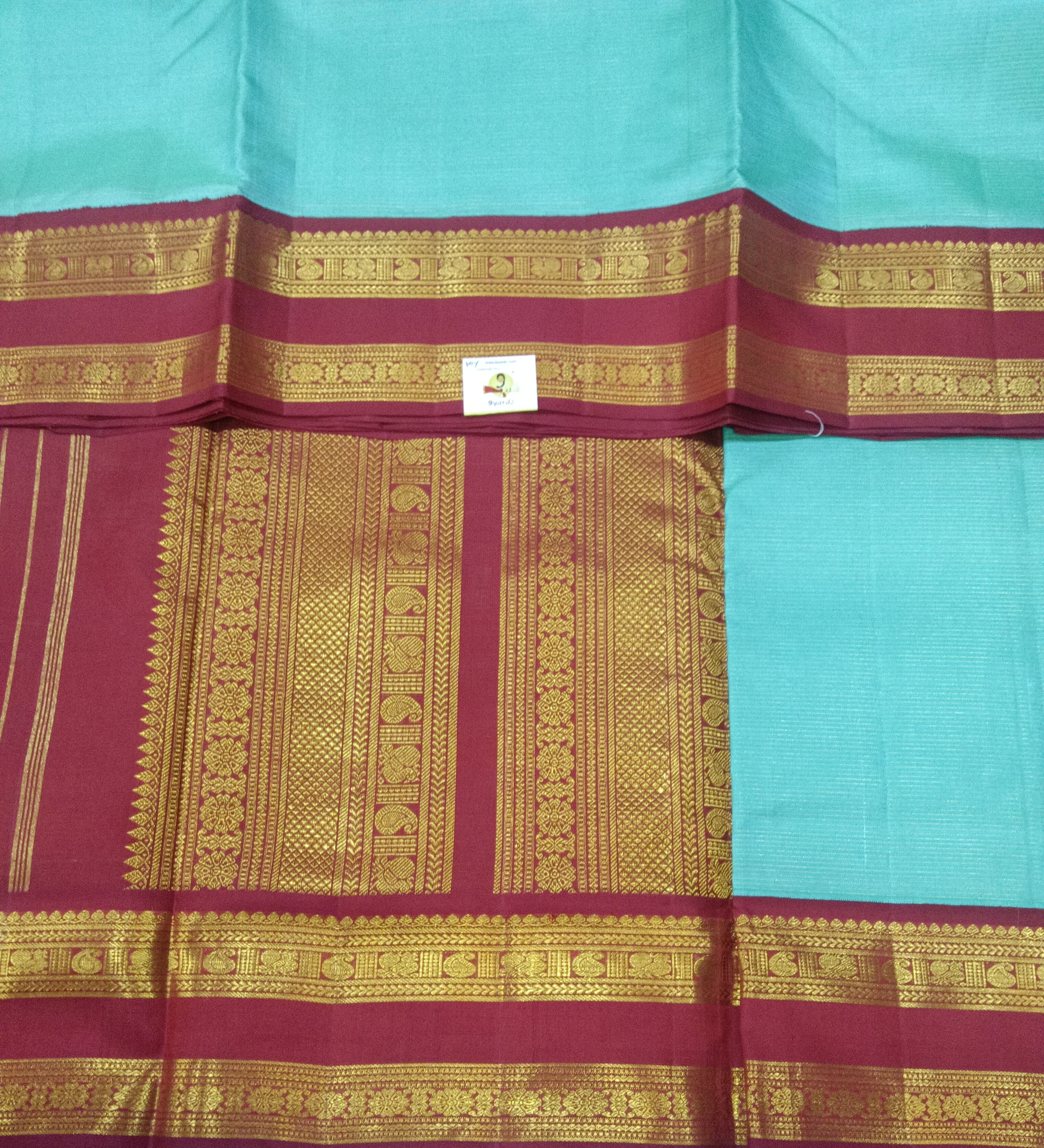 Pure Kanchipuram Silk Madisar Vairavoosi|10yards