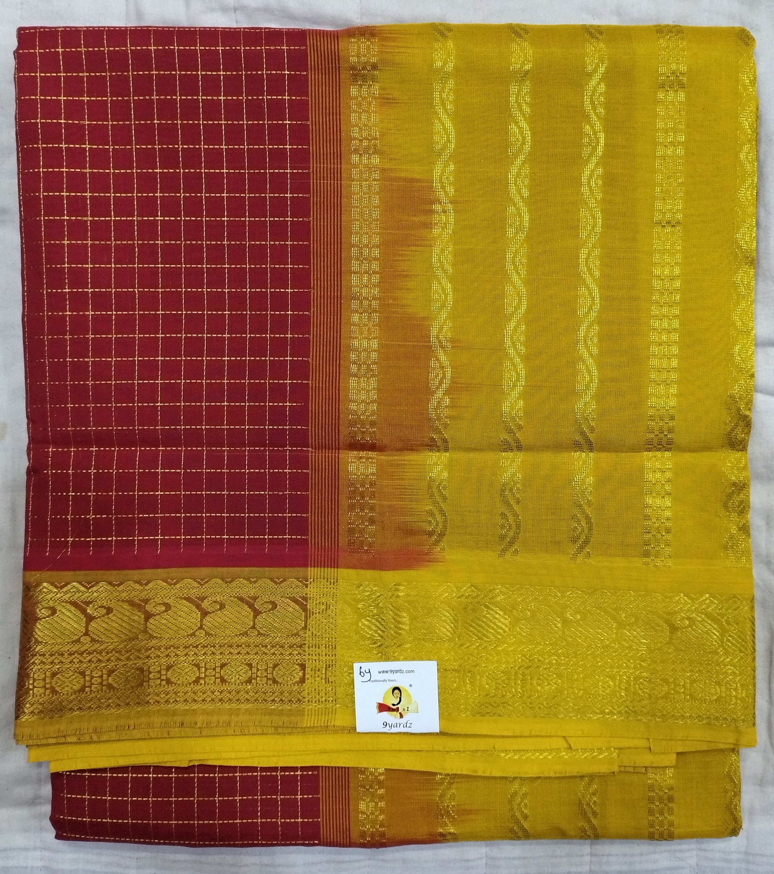 Semi silk cotton 6Yards