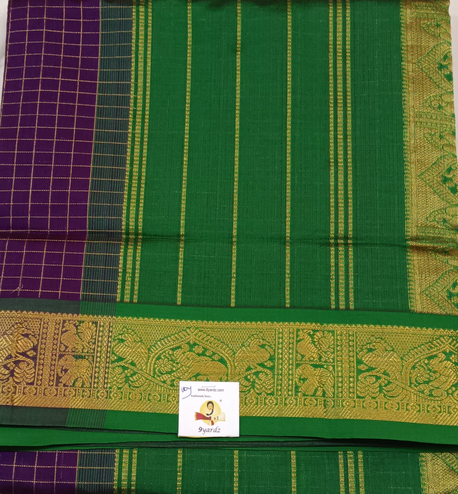 Semi Silk cotton Madisar 10yards